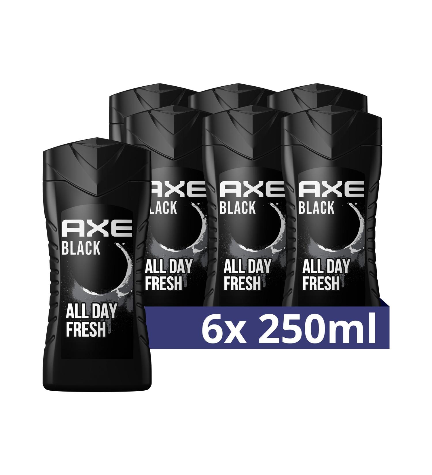 AX 3-in-1 Shower Gel & Shampoo - Cedarwood 6 Pack | All-Day Freshness & Irresistible Fragrance | Dermatologically Tested - Buy Online on SooperMarket.com