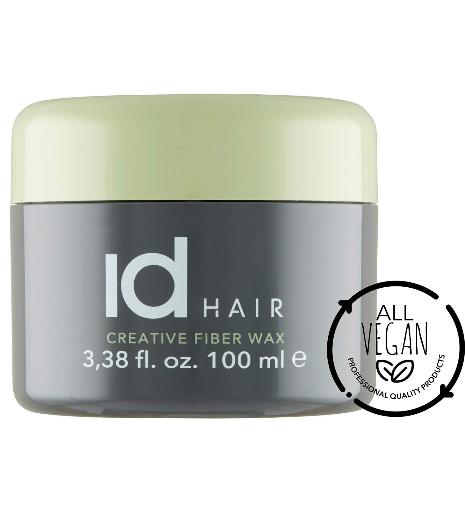 ID Hair Creative Fiber Wax - Strong & Flexible Hold Matte Finish - 100ml - Perfect for Short to Medium Hair - Buy Online on SooperMarket.com