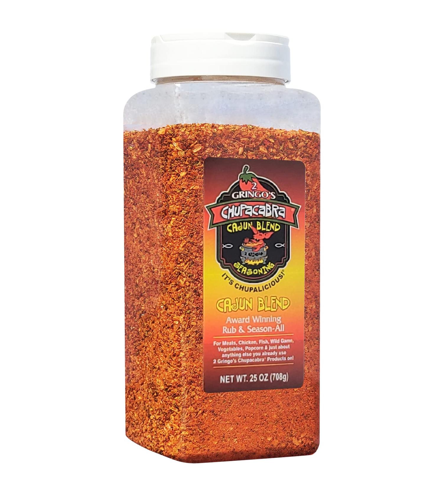 2 Gringos Chupacabra Cajun Seasoning Blend - 25 oz | Authentic Southern Flavors - Buy Online on SooperMarket.com