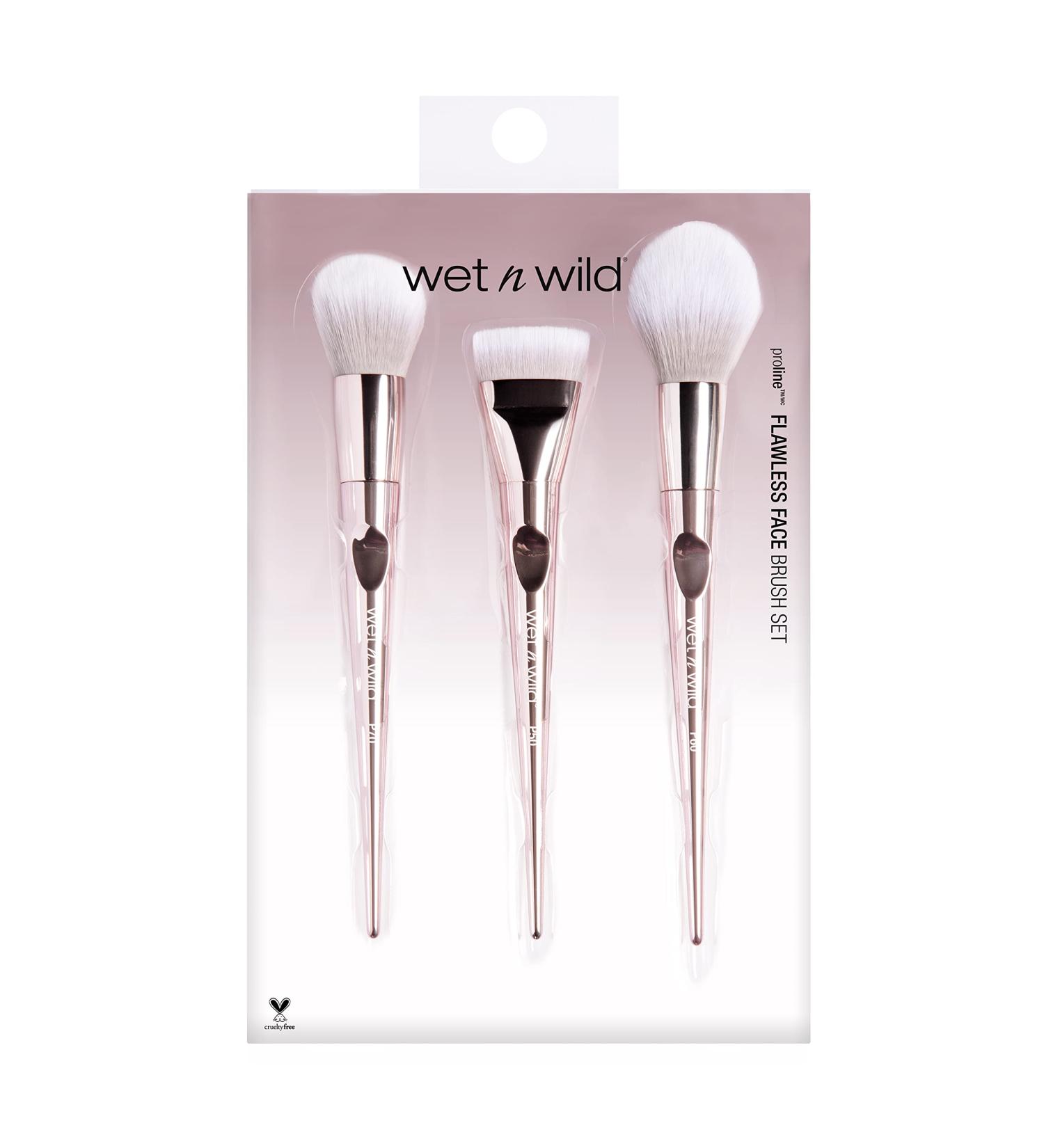 Buy Wet N Wild Flawless Brush Set F-3 - 3 Brushes (300g) | International Shipping Available - Buy Online on SooperMarket.com