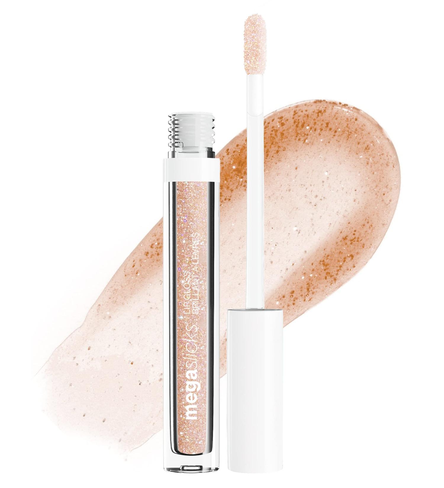 Wet n Wild Mega Slicks Lip Gloss - Long Lasting High Shine with Hyaluronic Acid and Crushed Diamonds - Buy Online on SooperMarket.com