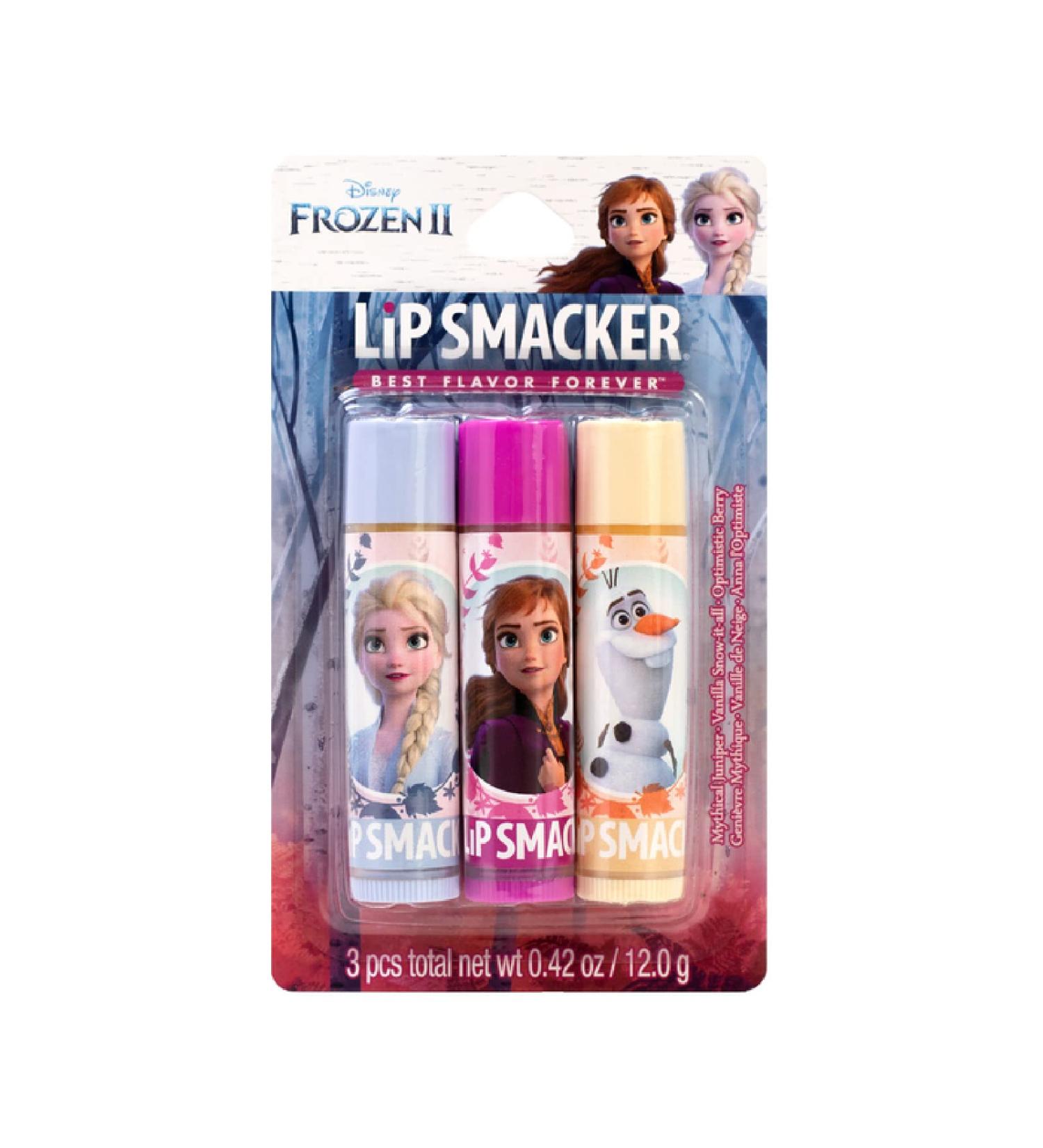 Shop Lip Smacker Frozen II Lip Balm Trio - 3 Pack (0.42 oz) | Moisturizing & Fun Flavors - Buy Online on SooperMarket.com
