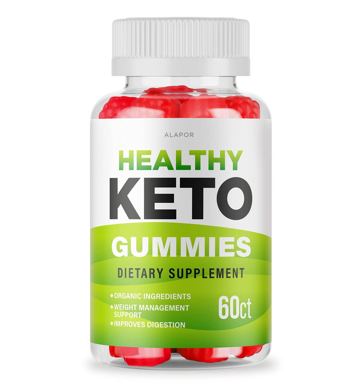 Alapor Healthy Keto Gummies - ACV Keto Gummy Bears Dietary Supplement 30 Days Supply - Buy Online on SooperMarket.com