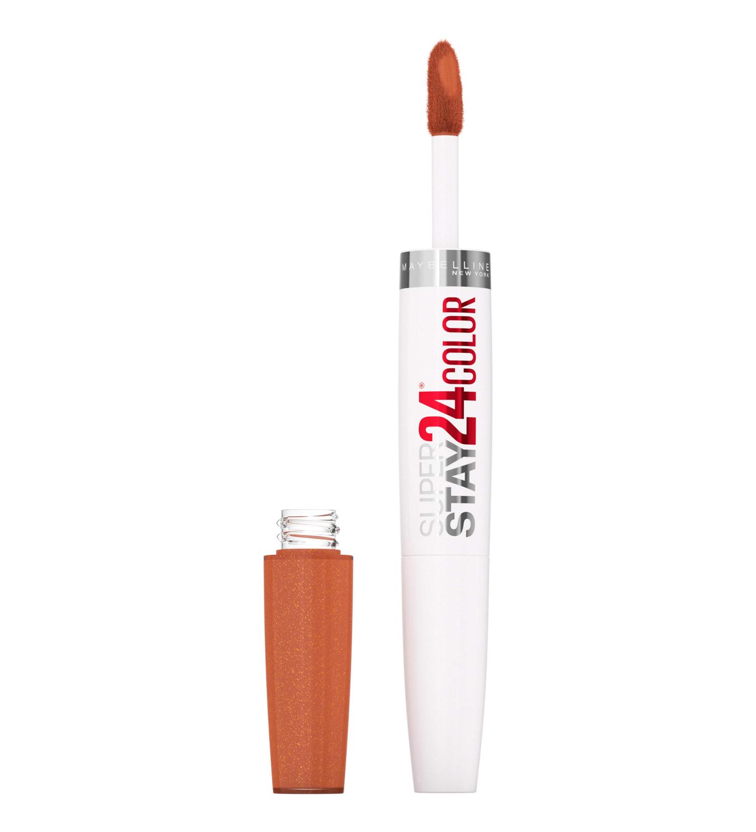 Maybelline Super Stay 24-Hour Liquid Lipstick & Lip Balm Kit in Copper Glisten - Pack of 2 - Buy Online on SooperMarket.com
