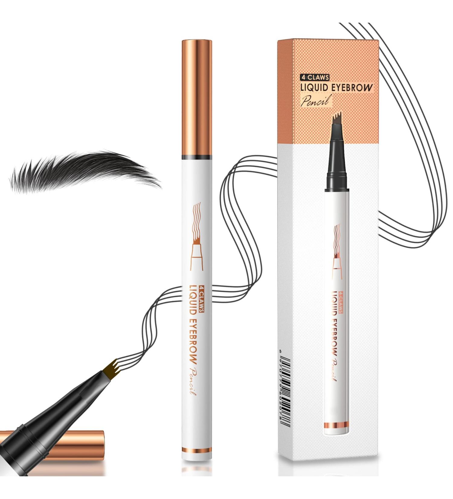 Waterproof Eyebrow Pencil | Long-Lasting Wipe-Resistant & Fast-Drying | Effortlessly Create Natural Shapes in Black - Buy Online on SooperMarket.com