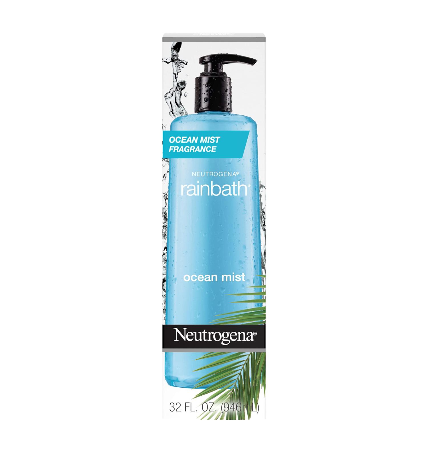 Neutrogena Rainbath Ocean Mist Body Wash 32 fl oz - Shower Gel and Shaving Gel - Moisturizing Cleanser with Clean Rinsing Lather - Buy Online on SooperMarket.com