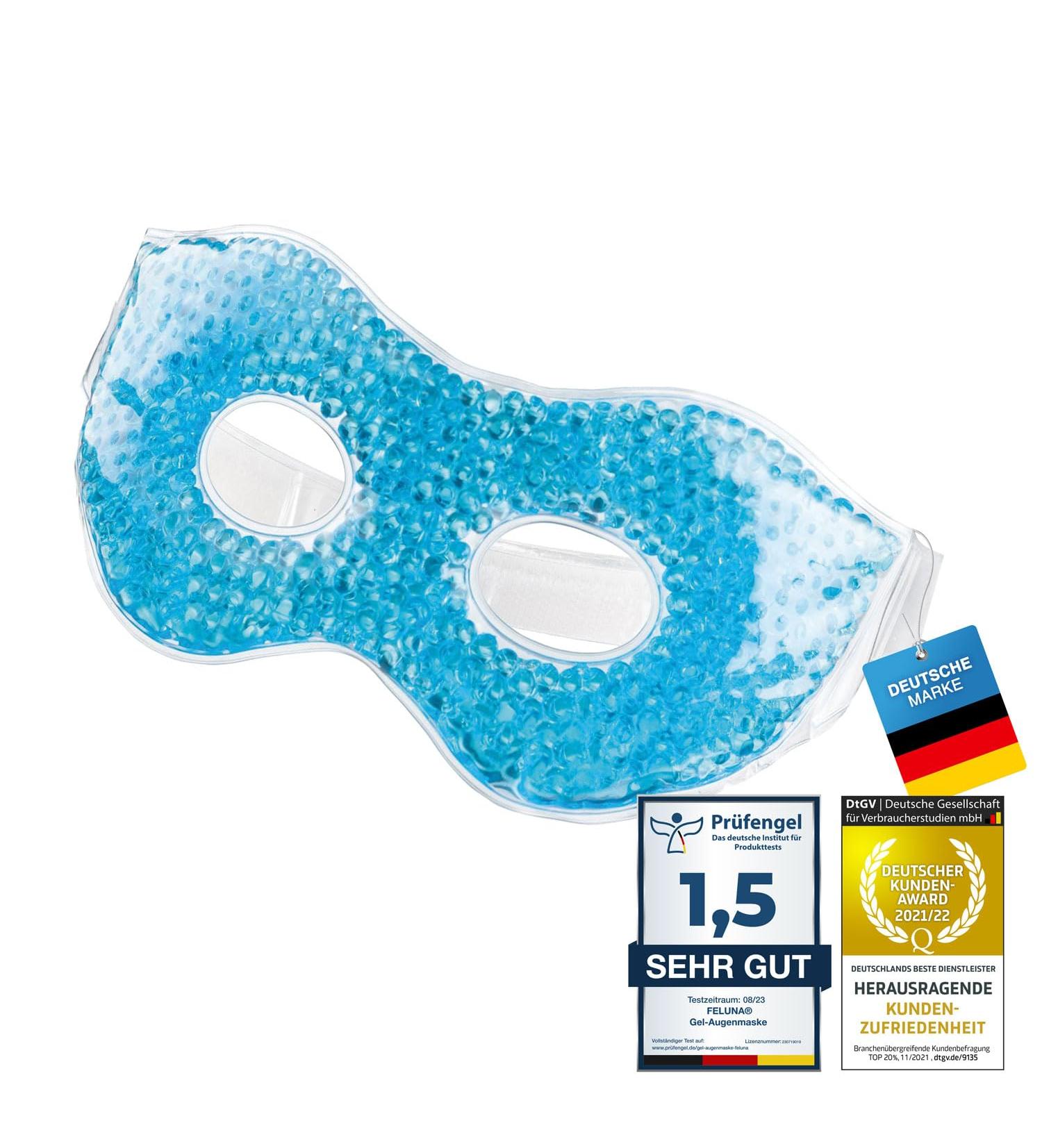 Feluna Gel Eye Mask | Relaxation & Wellness | Cold Therapy for Sunburn Allergies Migraines & Headaches - Buy Online on SooperMarket.com