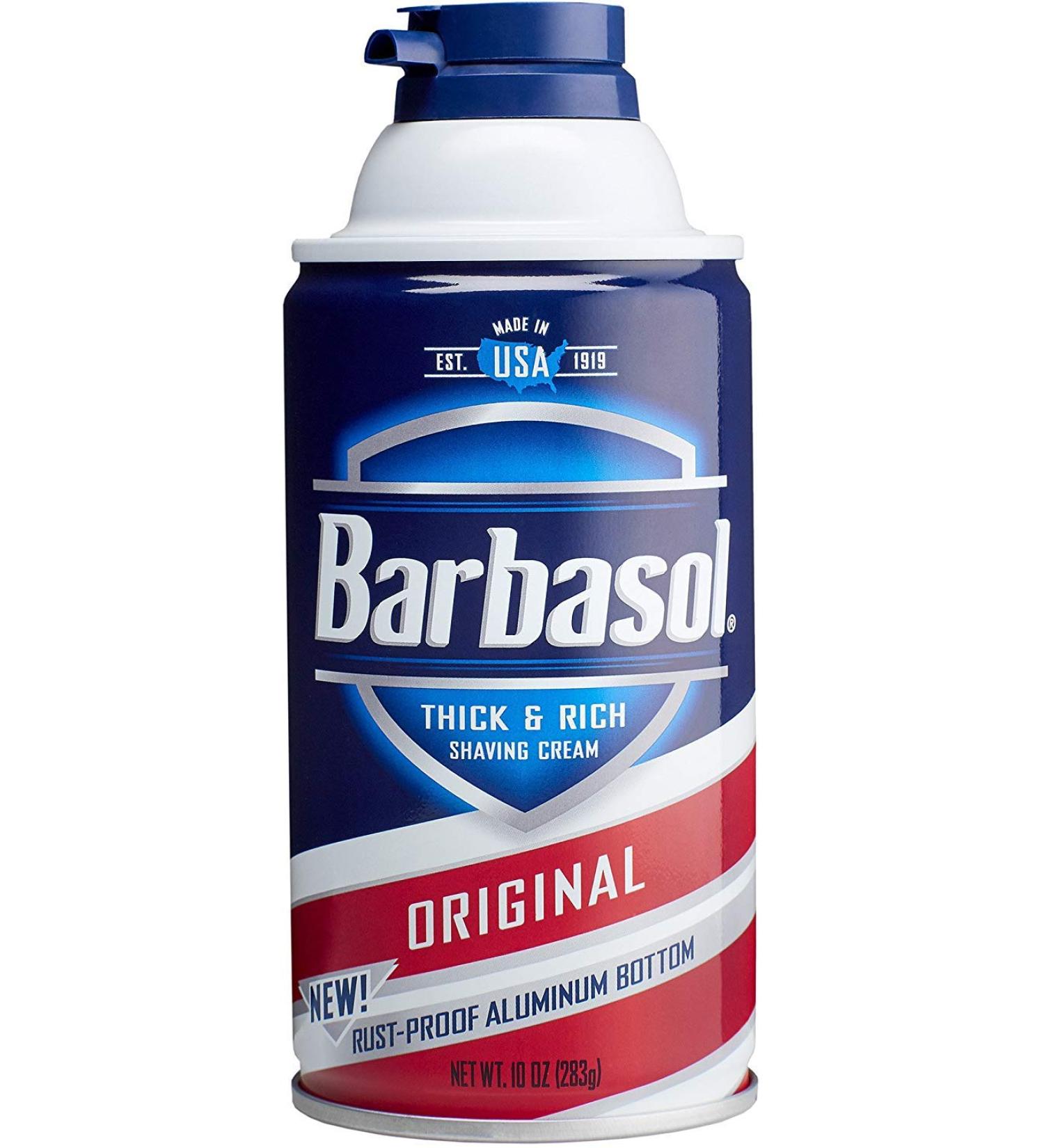 Barbasol Thick & Rich Shaving Cream Original 10 oz (Value Pack of 3)