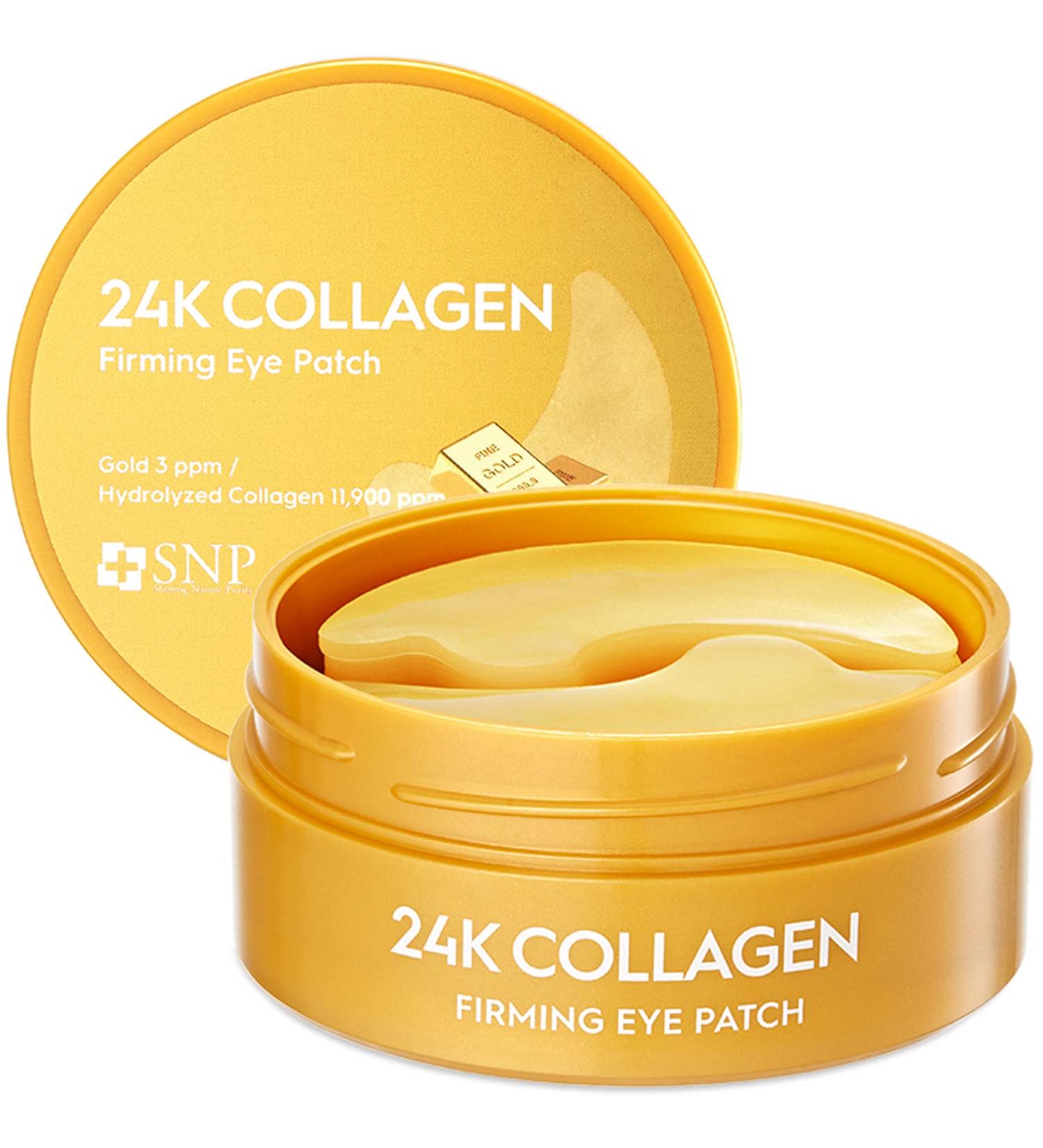 SNP 24K Gold Firming Eye Patch with Collagen - Plumps & Tightens Skin - 60 Patches - Ideal Gift for Her - Buy Online on SooperMarket.com