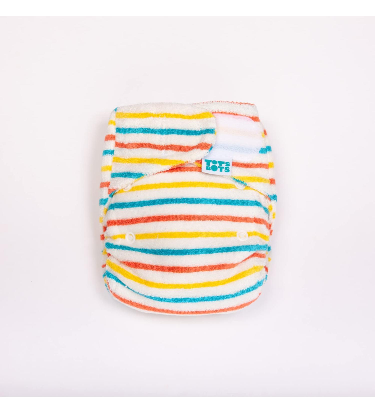 TotsBots Bamboozle Reusable Nappy - Eco-Friendly Bamboo Nappy for Babies & Toddlers - Size 1 (0-15lbs) - Buy Online on SooperMarket.com