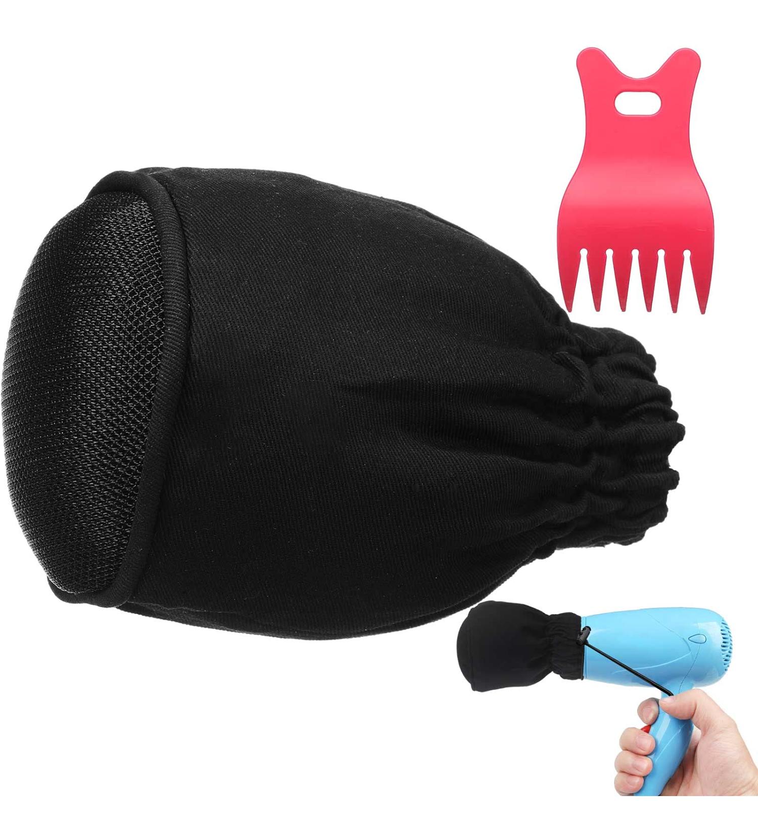 Universal Hair Dryer Socks with Comb Diffuser - Perfect for Curly & Wavy Hair - Home, Travel, Hotel Accessories - Buy Online on SooperMarket.com
