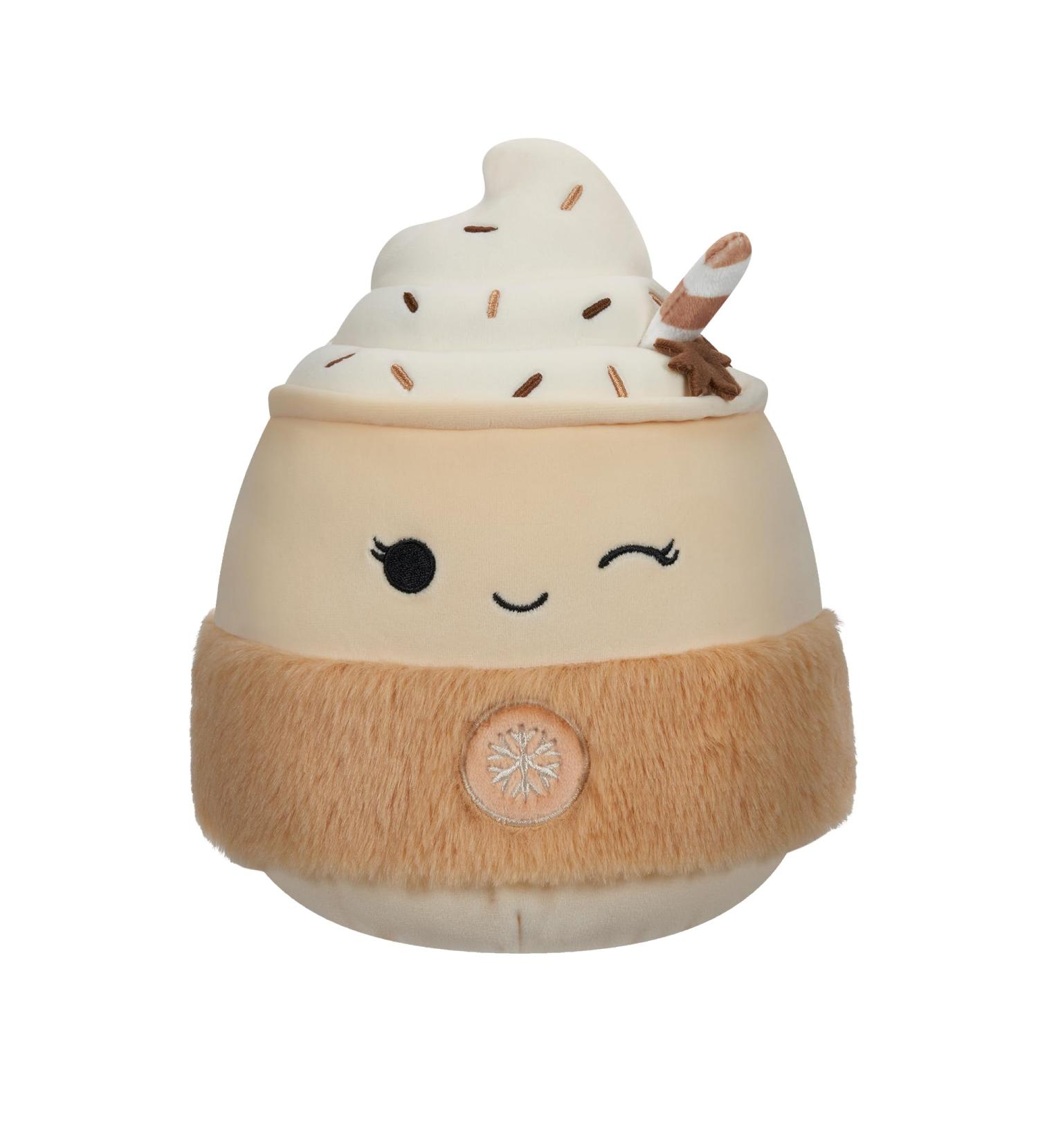 Squishmallows 7.5-Inch Eggnog with Whipped Cream Ultrasoft Plush | Small-Sized Original Toy - Buy Online on SooperMarket.com