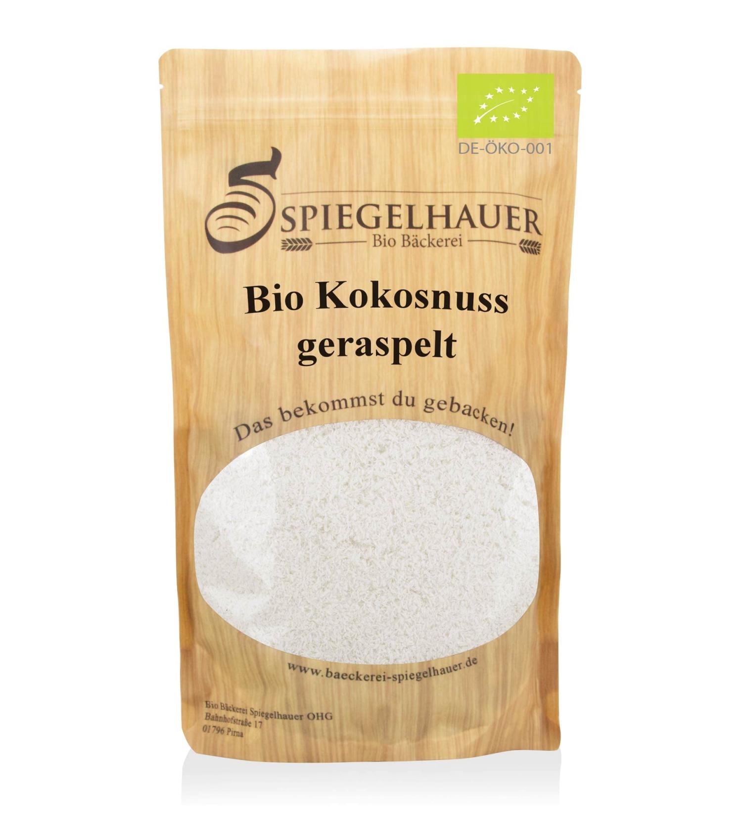 Organic Coconut Flakes 1 kg - Raw Unsweetened Unroasted Grated Coconut for Baking & Snacking | International Shipping Available - Buy Online on SooperMarket.com