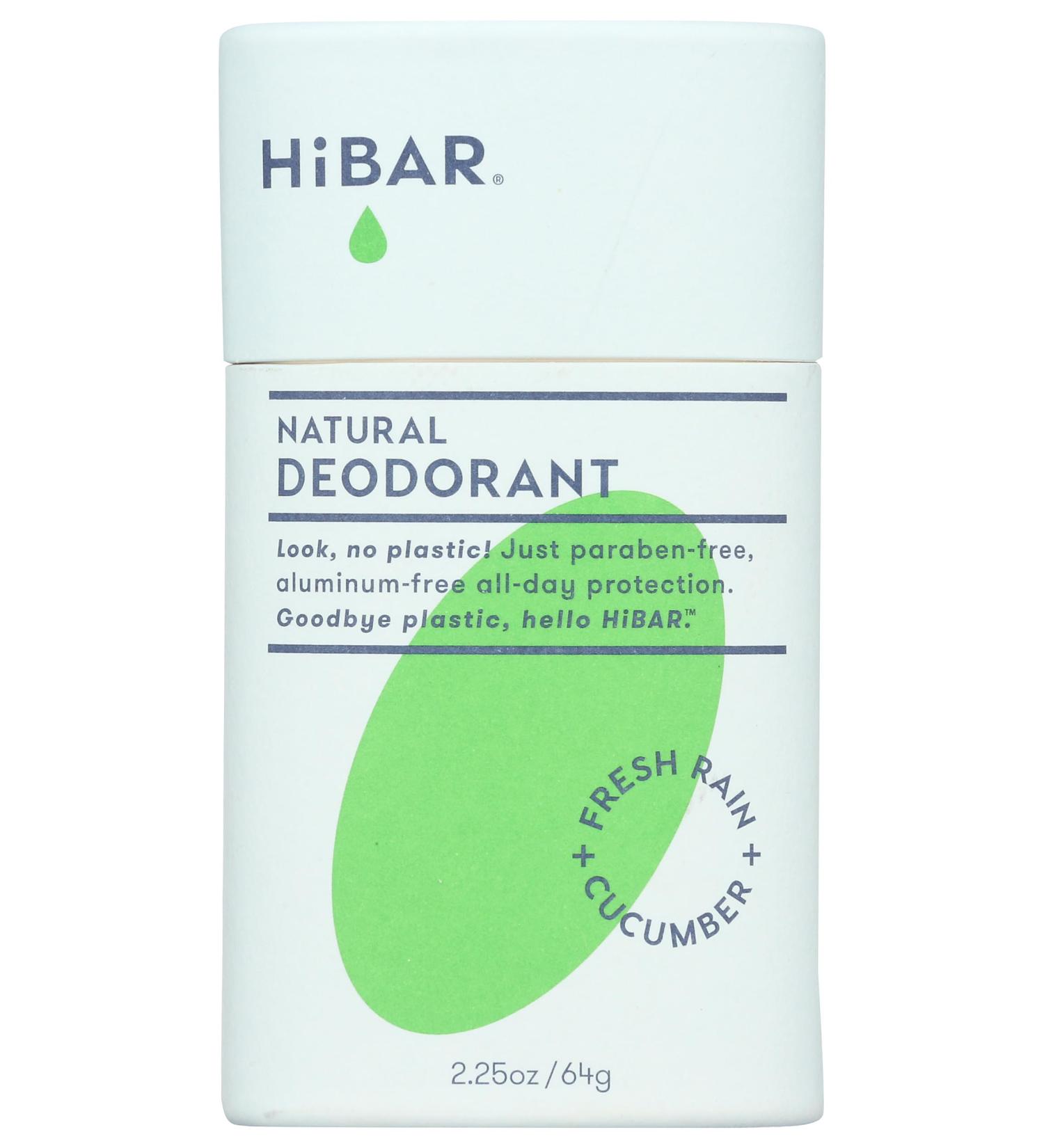 HiBAR Fresh Rain + Cucumber Deodorant 2.25 OZ - Buy Online on SooperMarket.com