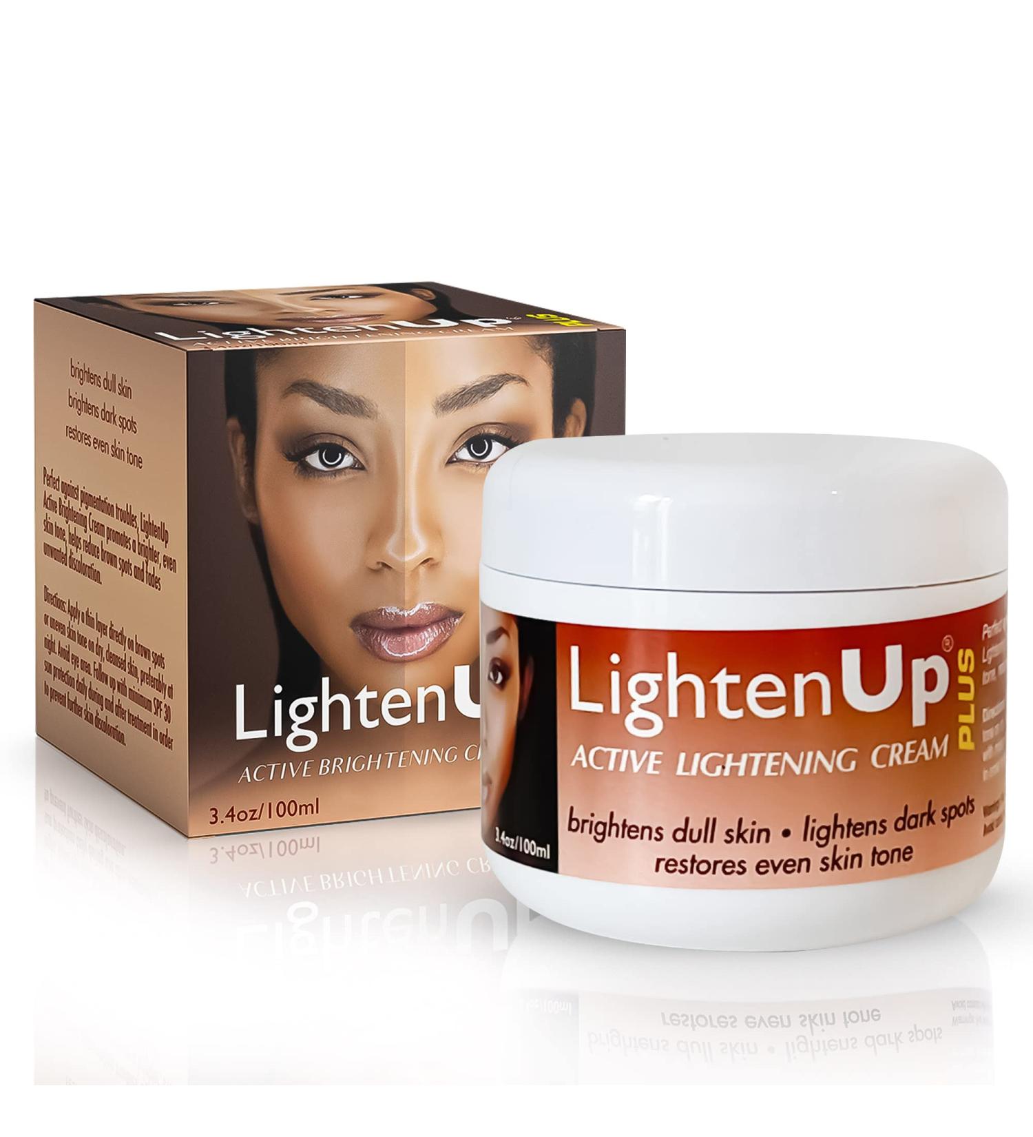 LightenUp Plus Skin Brightening Cream 3.4 Fl oz - Daily Moisturizing Dark Spot Cream for Face & Body - Buy Online on SooperMarket.com