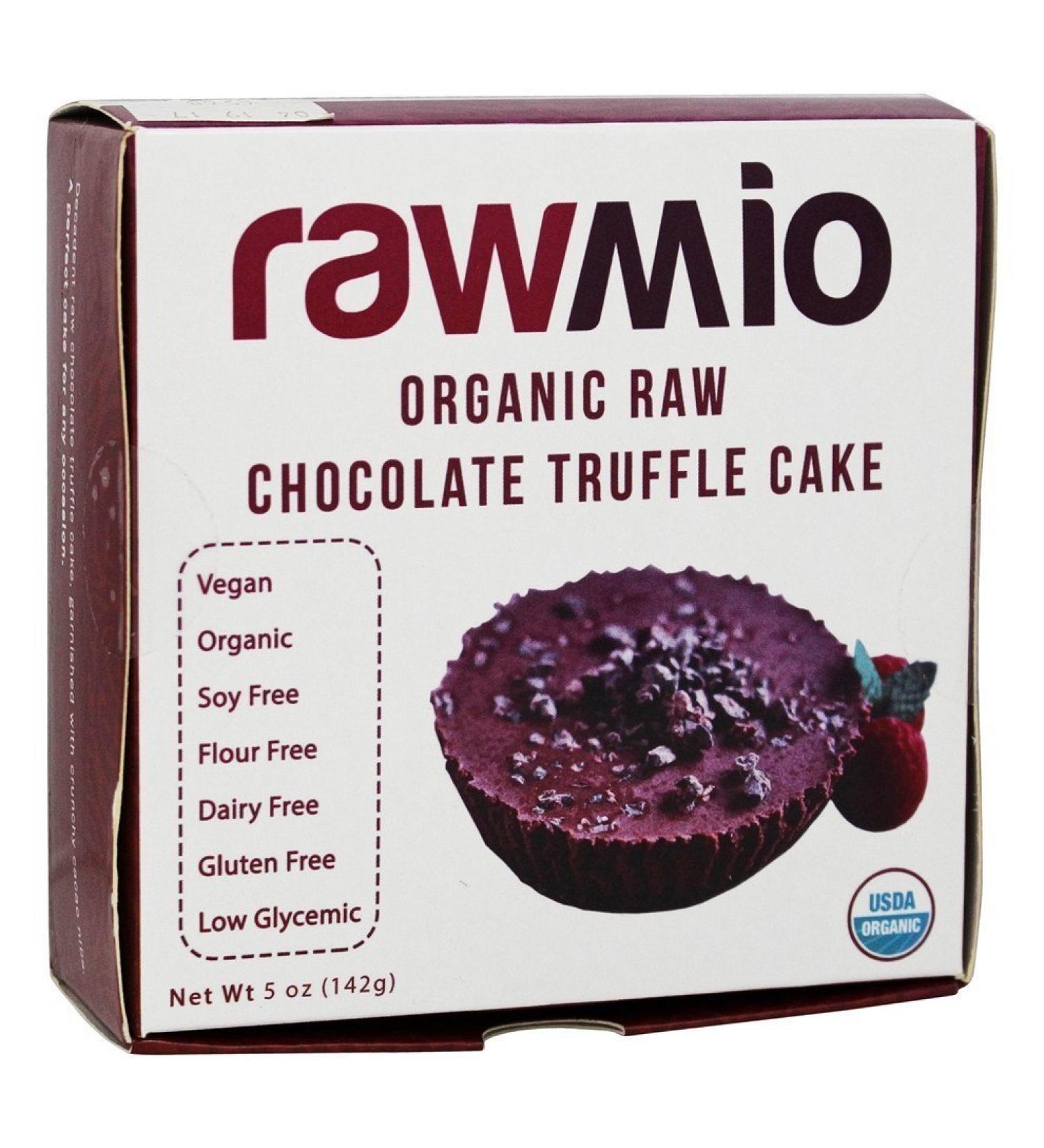 Rawmio Organic Raw Chocolate Truffle Cake - 5 oz (142 g) | Guilt-Free Indulgence - Buy Online on SooperMarket.com