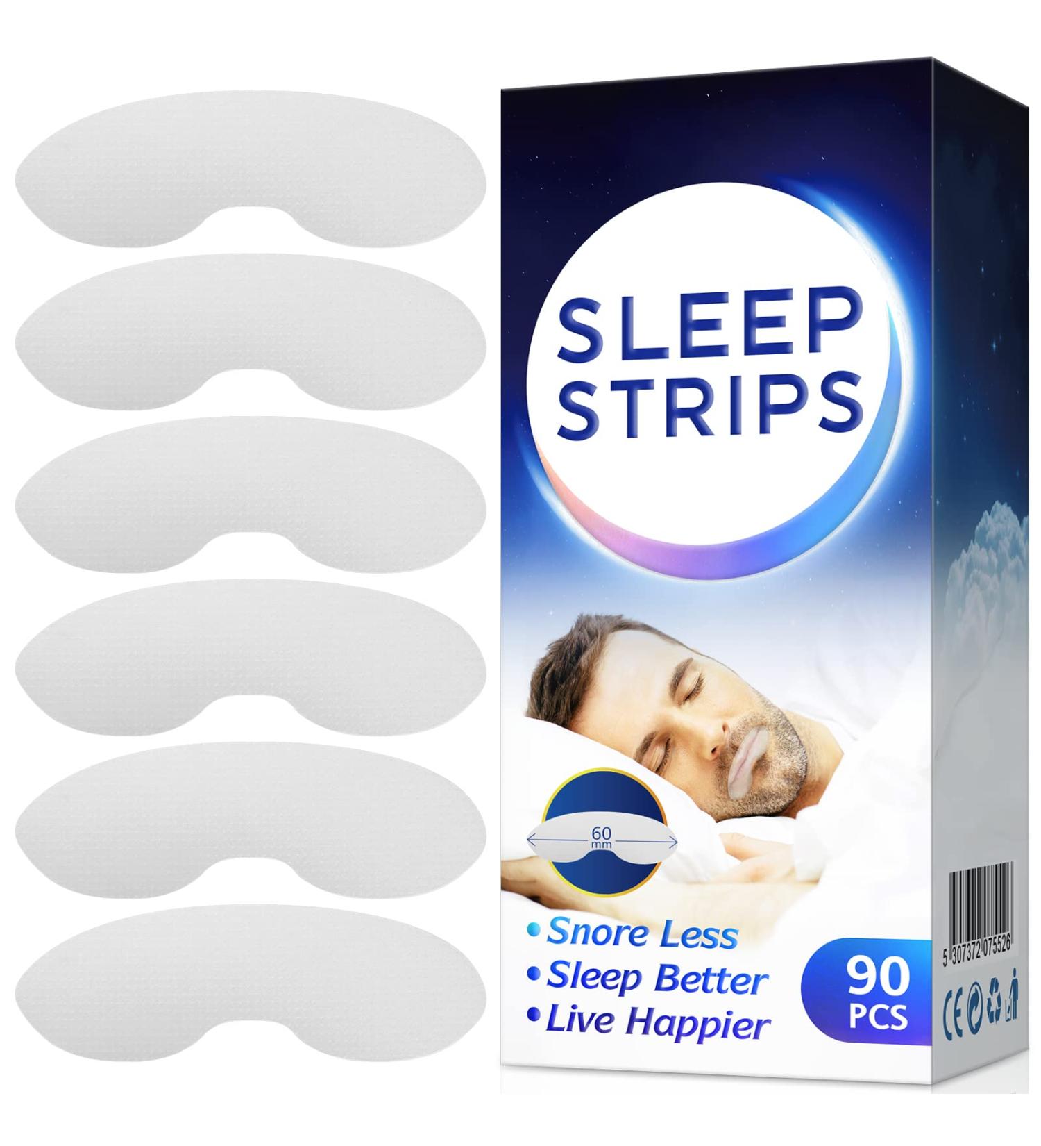 QTO Mouth Tape for Sleeping - 90 Count Sleep Strips for Mouth Breathing and Snoring - Buy Online on SooperMarket.com