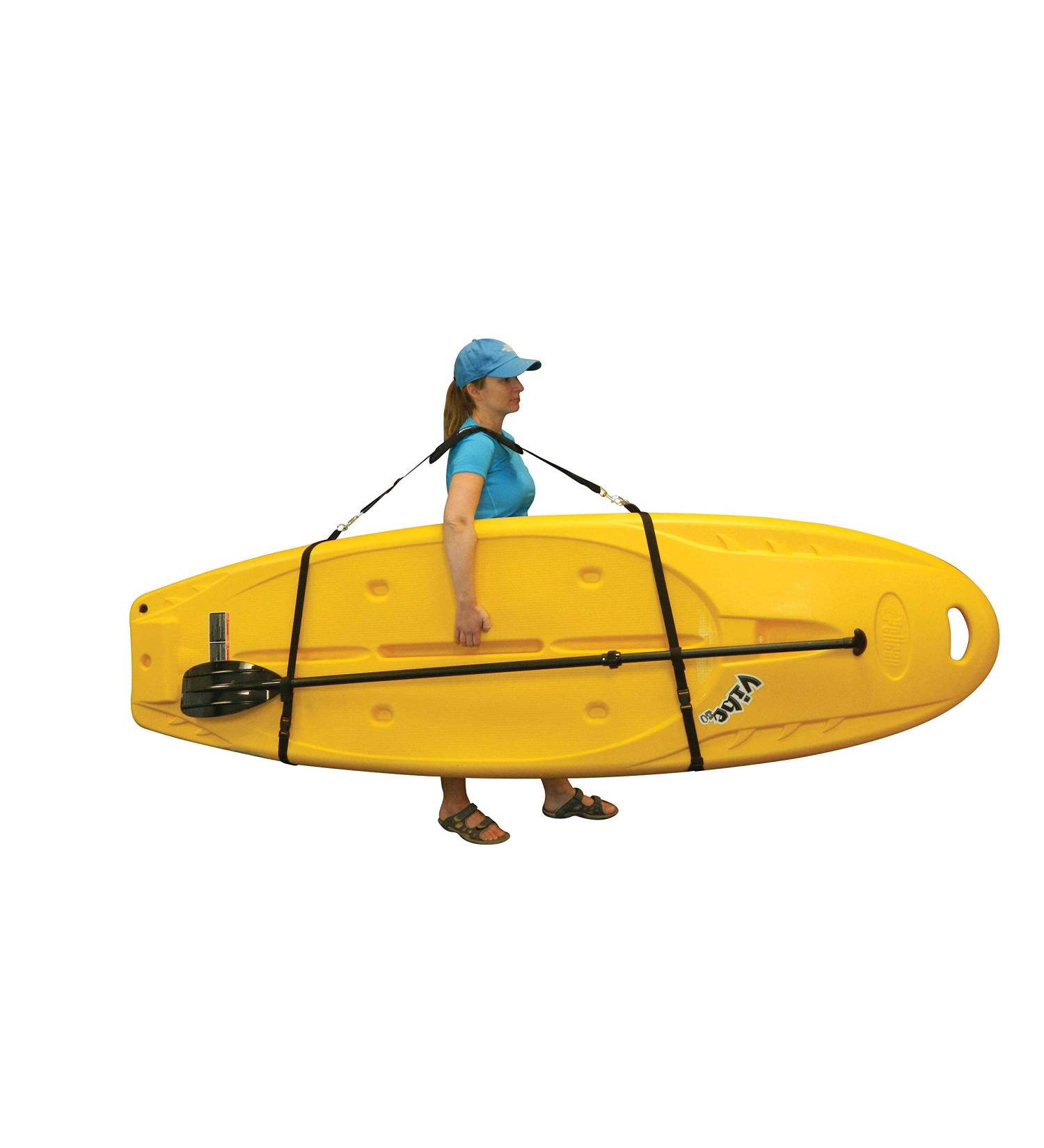 Pelican Boats Universal Carrying Shoulder Strap PS1295-1 - Adjustable Sling for SUP & Kayaks with Paddle Loop - Buy Online on SooperMarket.com