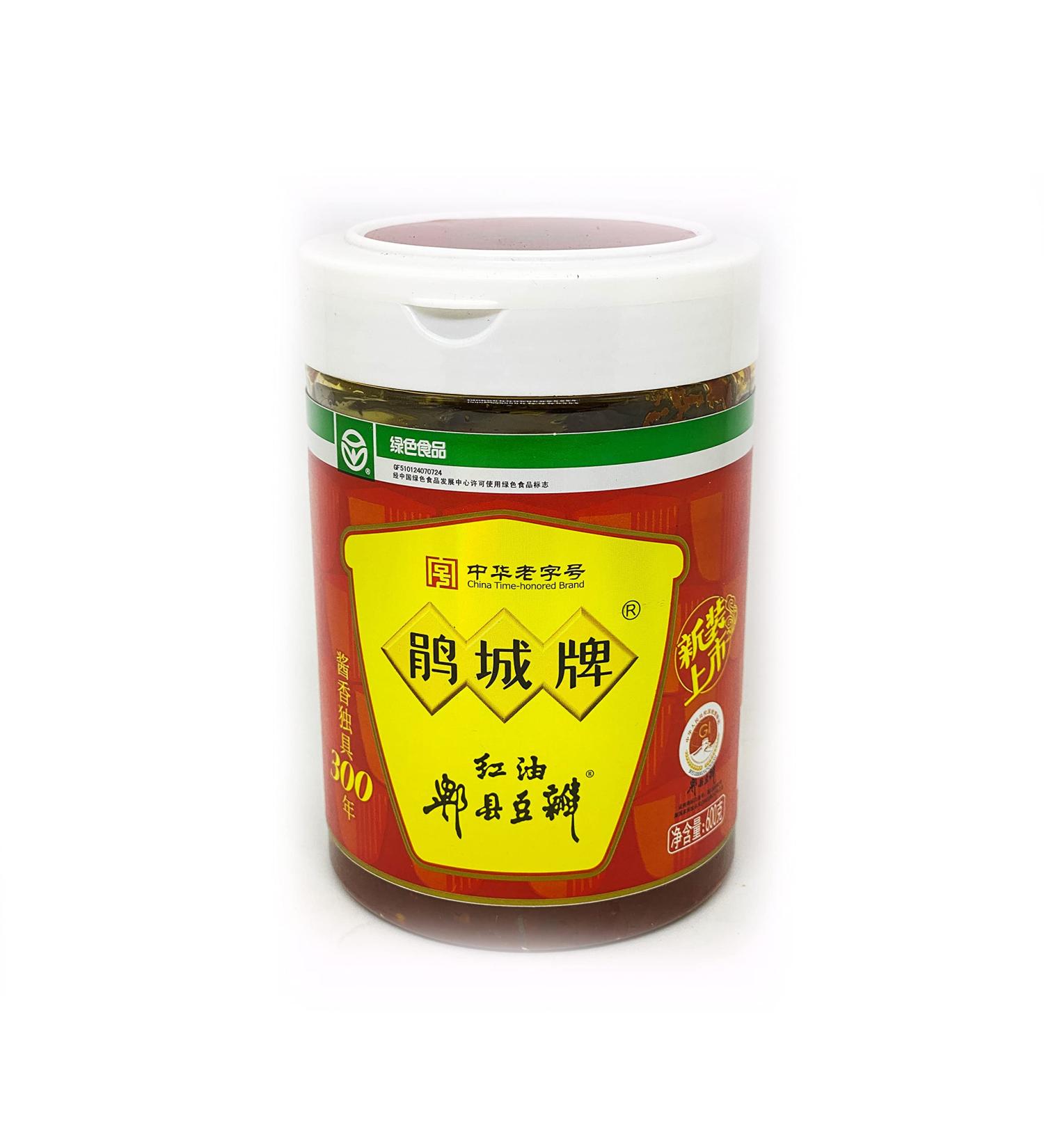 Pixian Sichuan Broad Bean Paste with Chili Oil, 1.32 lb  (600 g) 1.3 Pound (Pack of 1)