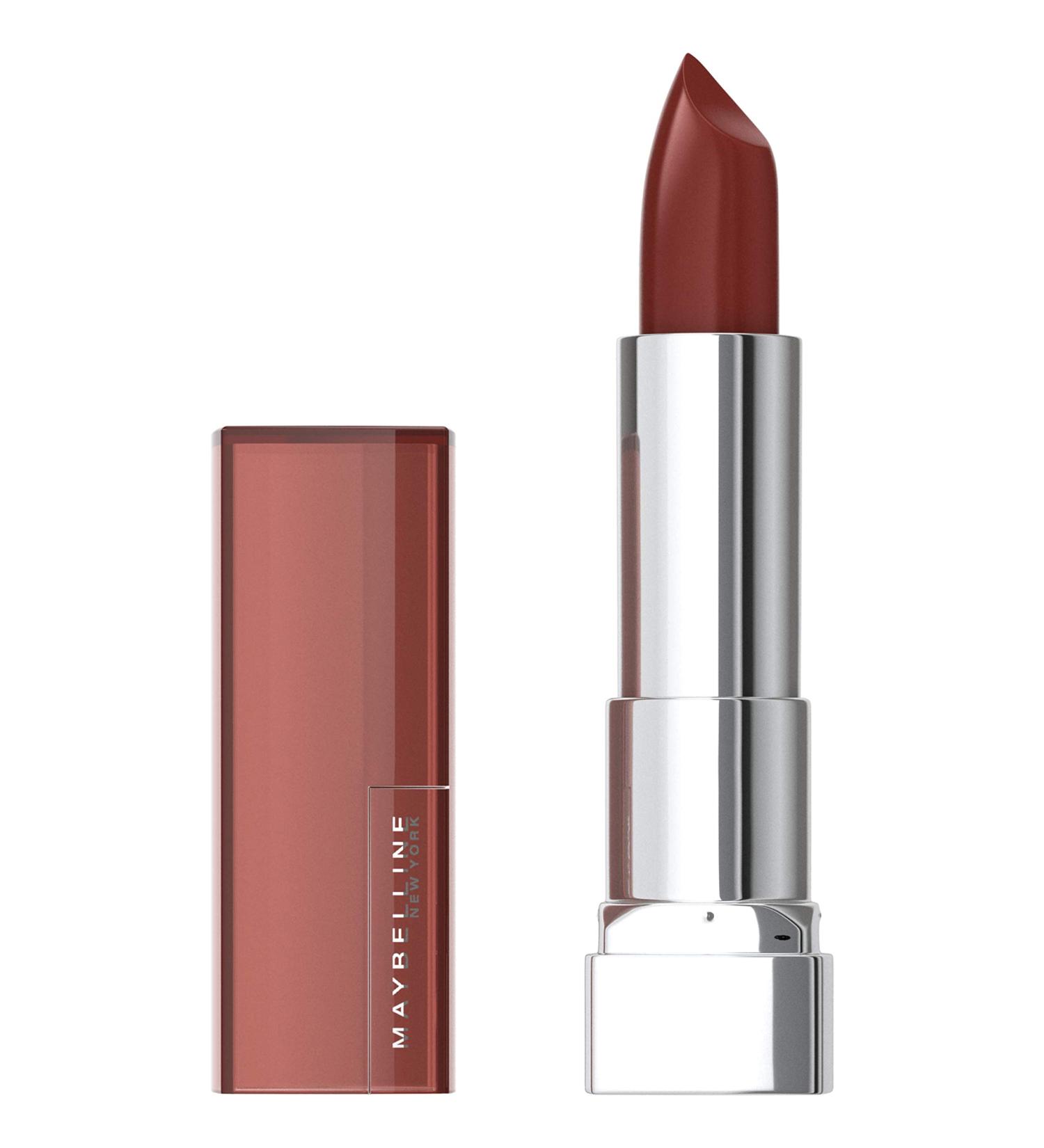Maybelline Color Sensational Lipstick  Lip Makeup  Cream Finish  Hydrating Lipstick  Nude  Pink  Red  Plum Lip Color  Double Shot  0.15 oz  (Packaging May Vary) 111 DOUBLE SHOT 0.15 Ounce (Pack of 1) - Buy Online on SooperMarket.com