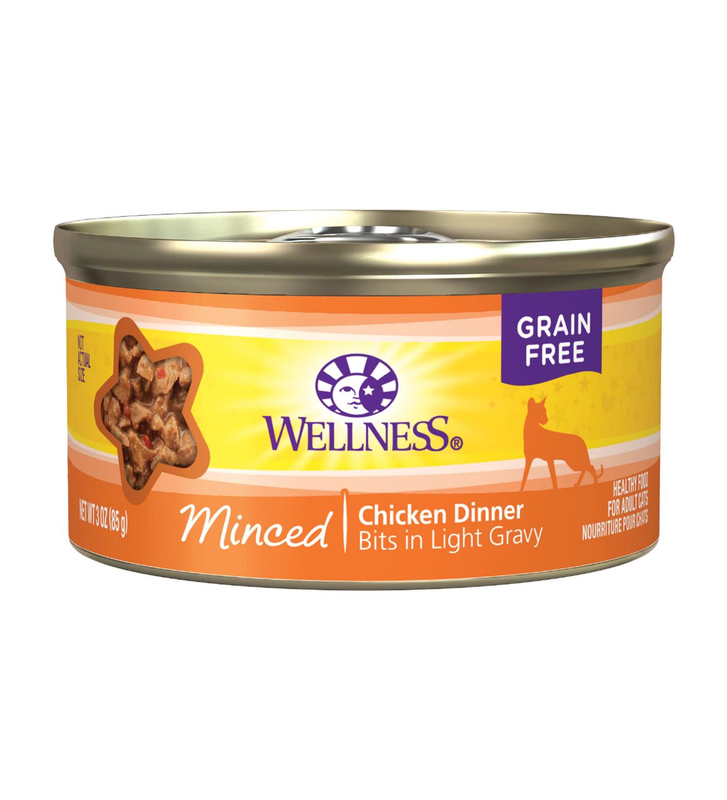 Wellness Complete Health Grain-Free Wet Cat Food - Natural Chicken in Gravy, 24-Pack, No Wheat or Artificial Additives - Buy Online on SooperMarket.com