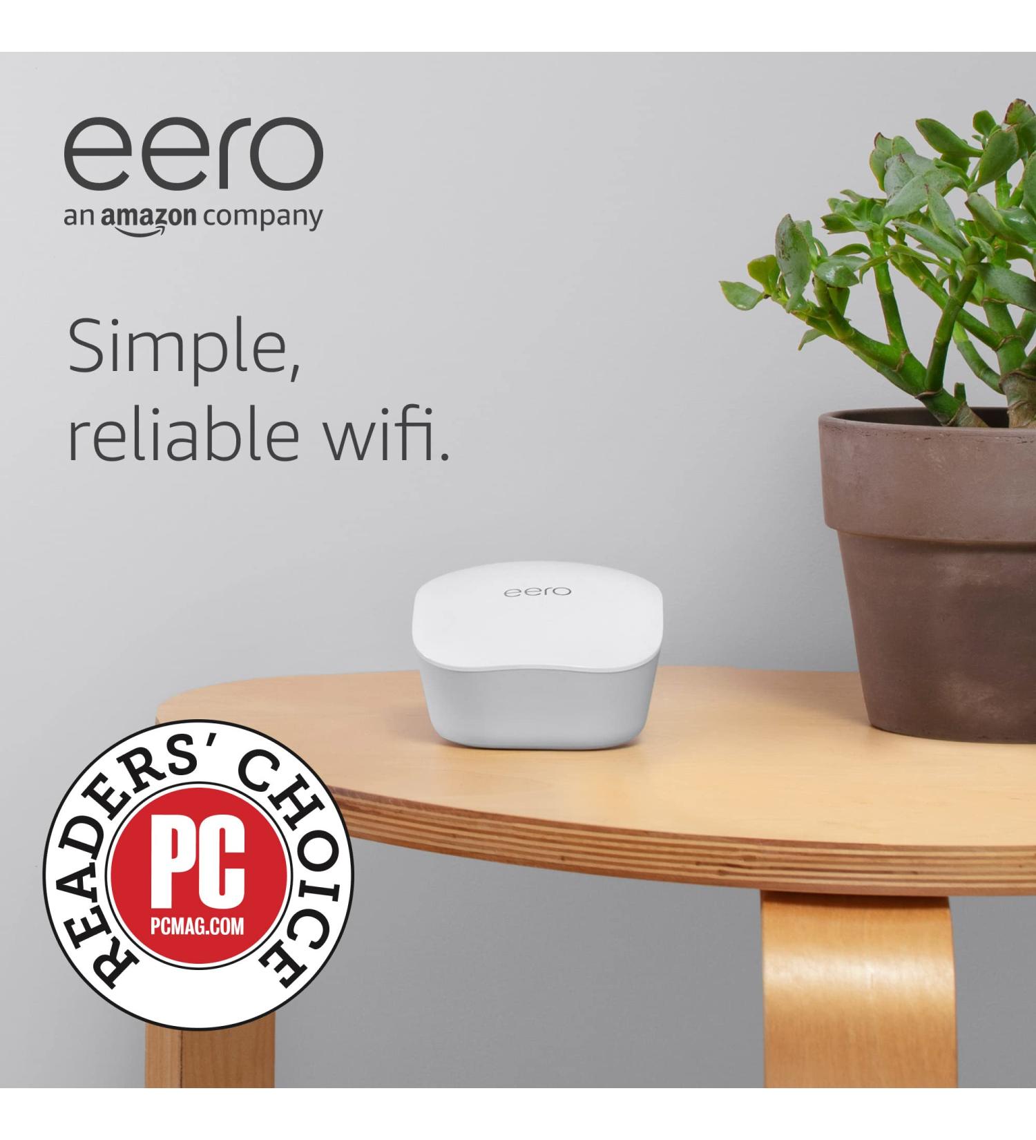 Amazon eero Mesh WiFi Router 1-Pack - Fast and Reliable Home Network Solution - Buy Online on SooperMarket.com