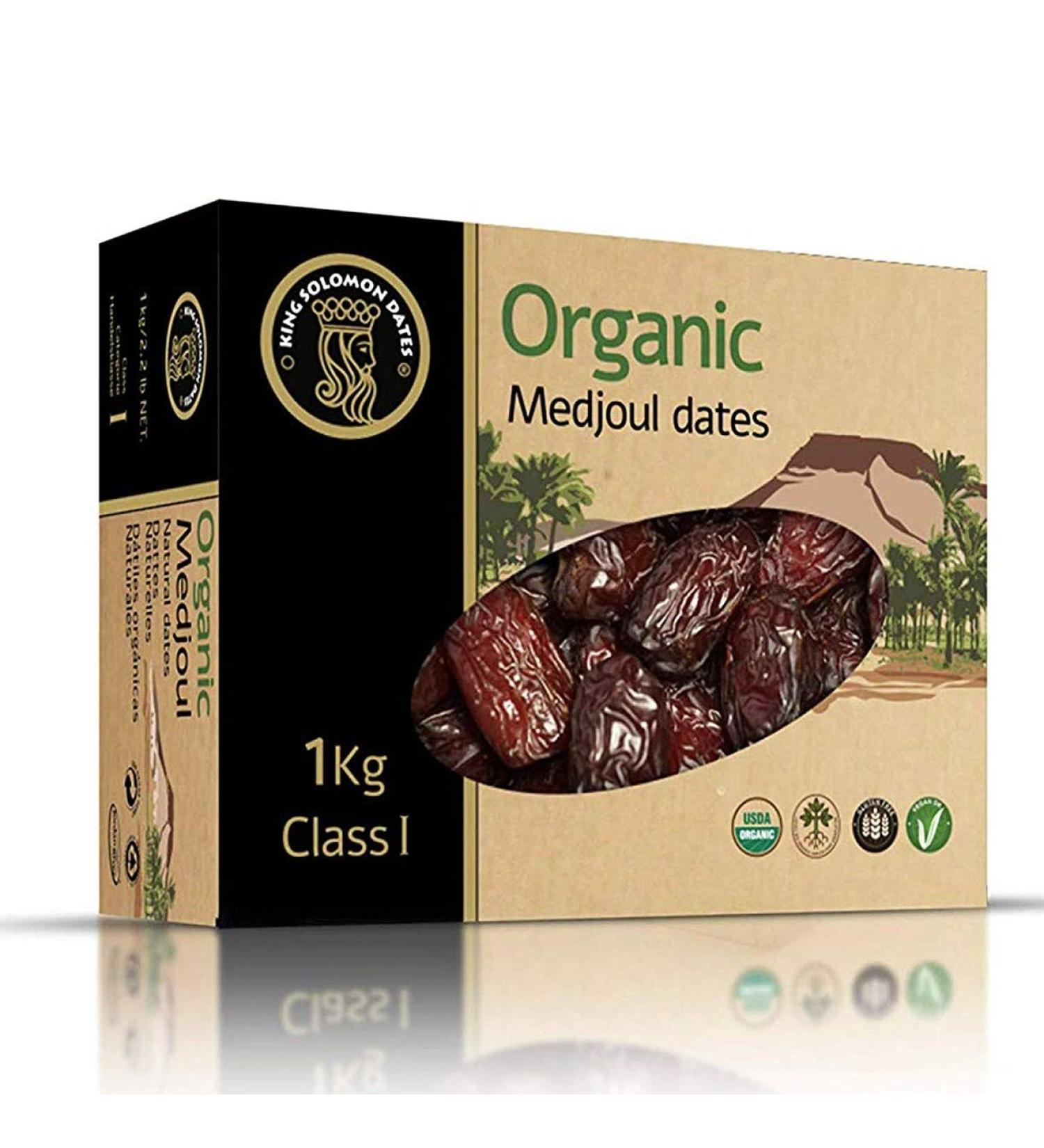 King Solomon 100% Organic Premium Medjoul Dates 2.2lbs - Highest Quality Medjool Dates - Buy Online on SooperMarket.com