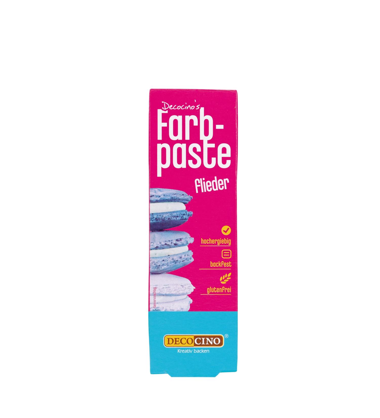 Decocino Lilac Food Coloring Paste 20g Azo-Free Gluten-Free Perfect for Cakes Fondant & Creams - Buy Online on SooperMarket.com