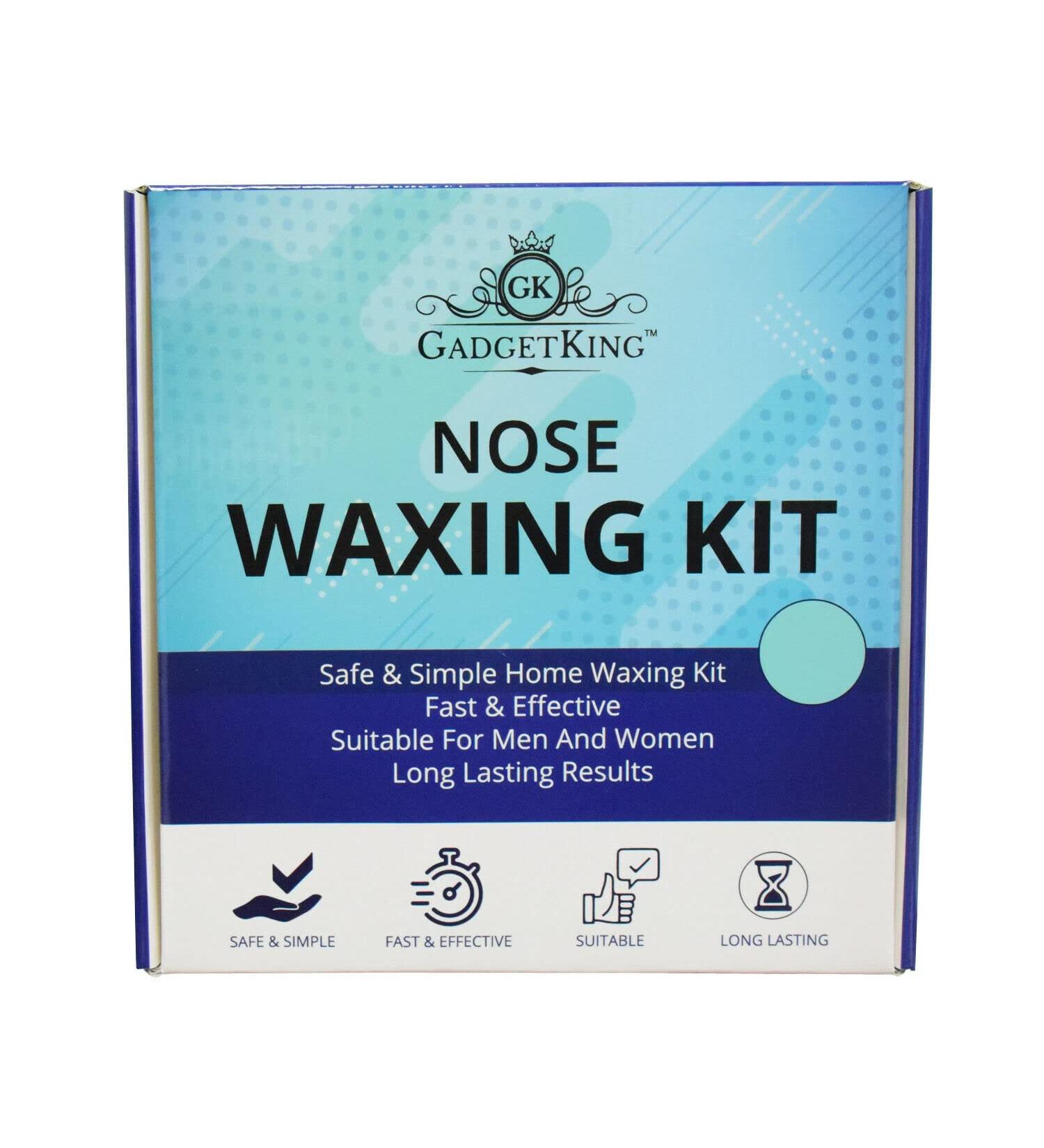Nose Waxing Kit Wax Home Painless Nasal Waxing Strip Remover Removal For Safe Applicator Remove Waxing Easy Reusable Beads Mens Ladies - Buy Online on SooperMarket.com