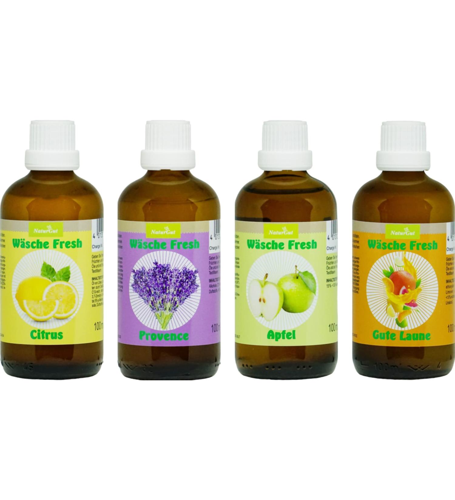 Set of 4 Laundry Fresh Fragrance - Citrus Green Apple & Lavender | Complete Laundry Set for Ultra Freshness - Buy Online on SooperMarket.com