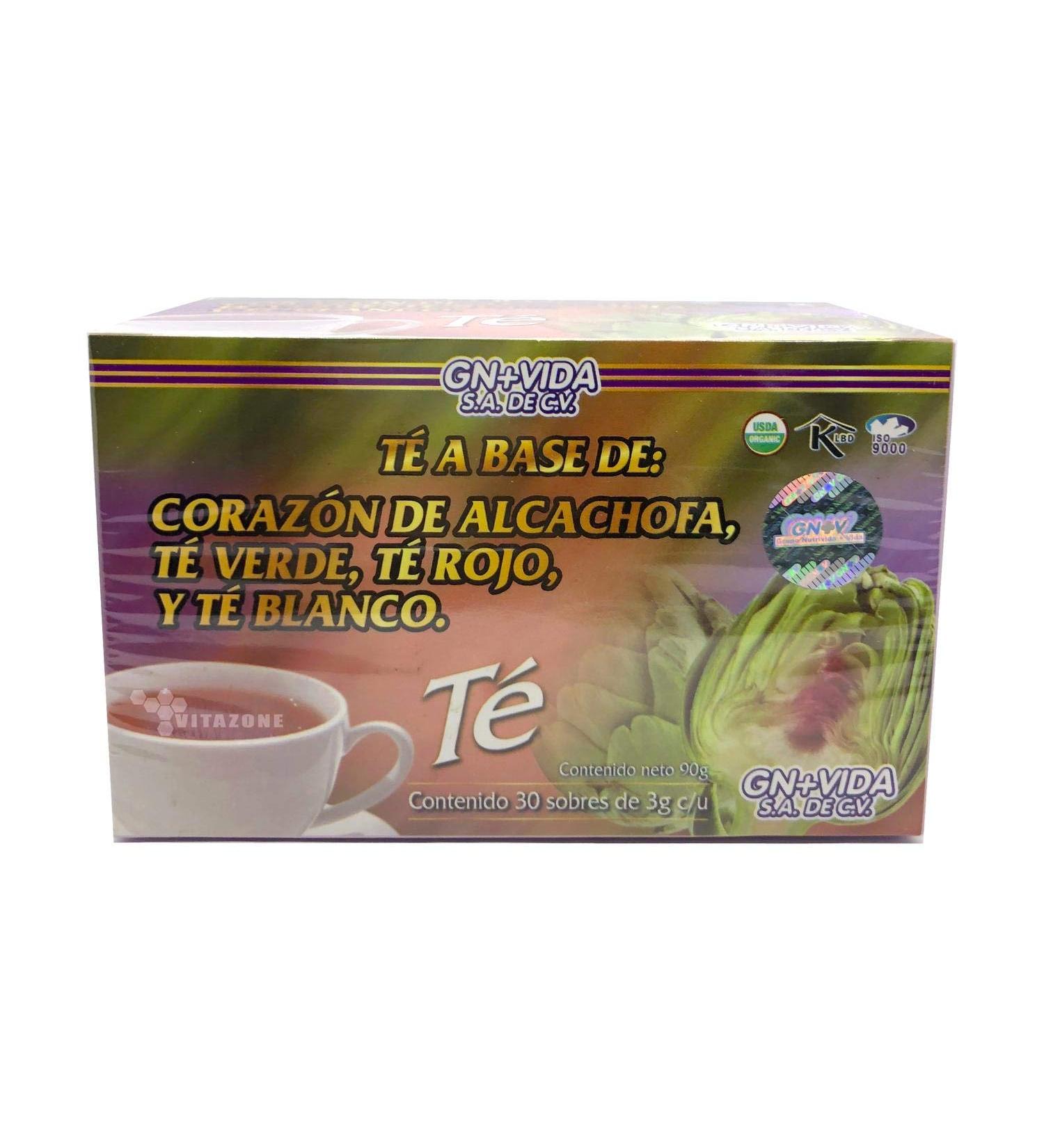 Alcachofivida Artichoke Tea - 30 Tea Bags in a Box | Herbal Detox Tea - Buy Online on SooperMarket.com