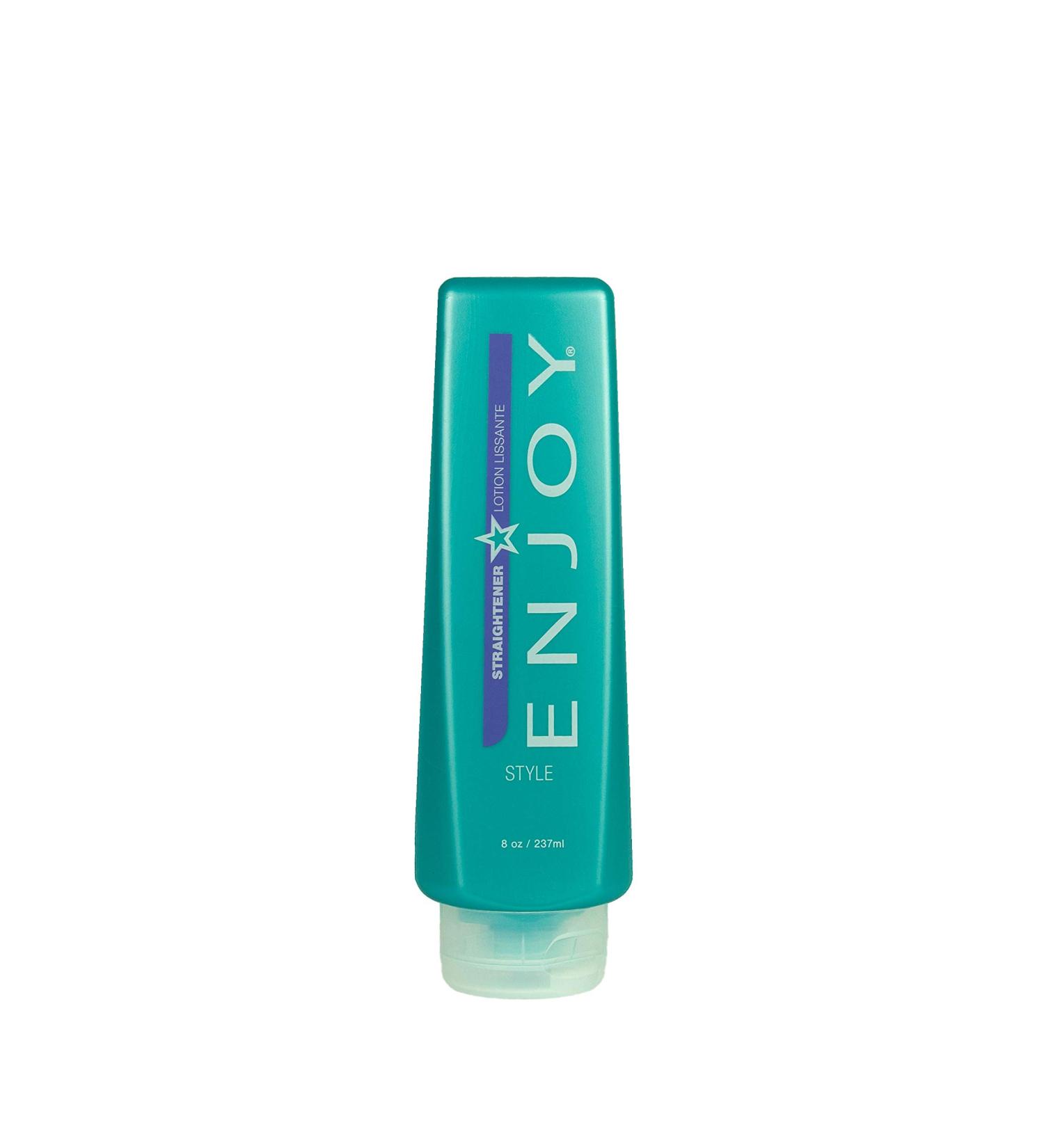Enjoy Straightener 8 Oz 237 mL | Styles  Straightens and Smoothens Coarse  Curly or Difficult Hair | Controls Frizz | Color Safe | Water-Based