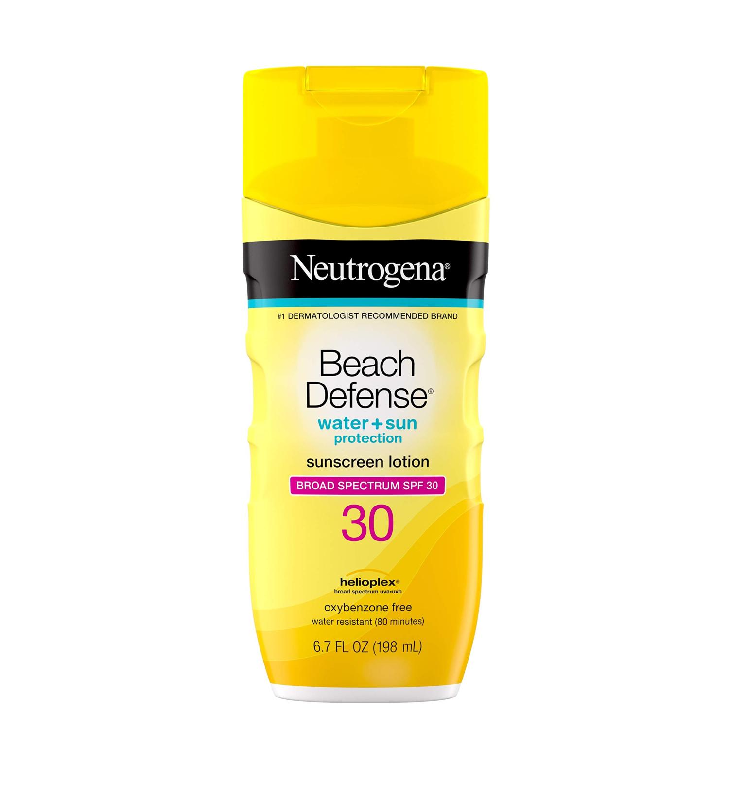 Neutrogena Beach Defense Sunscreen Lotion SPF 30 - 6.7 fl oz (198 ml) | Ultimate UV Protection - Buy Online on SooperMarket.com