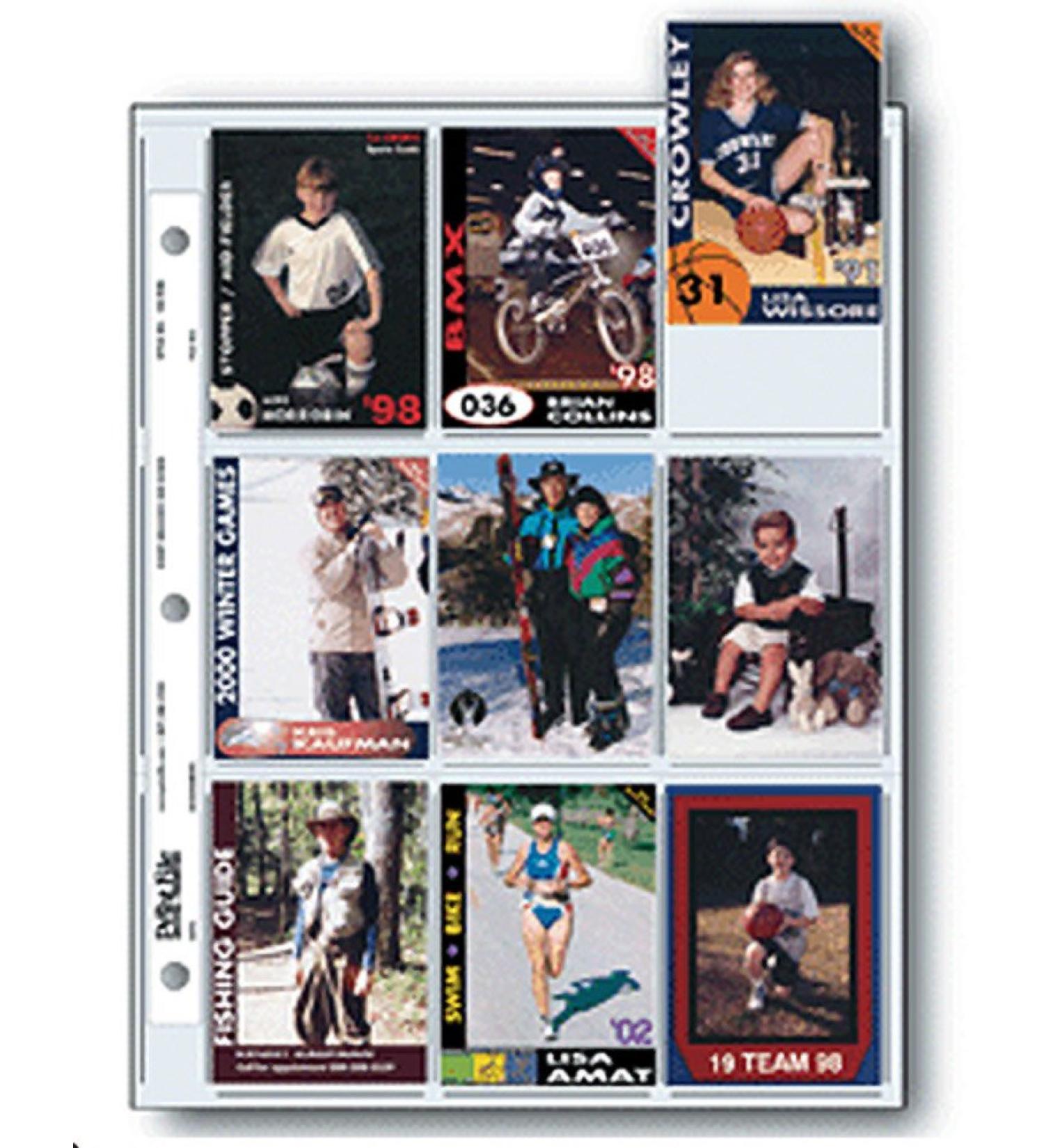 Print File Pkg 25 Archival 120 Negative Preservers. Holds 9 Individual 6x7 Sleeved Negatives or 18 collectable Cards or 2 1/2 x 3 1/2" Wallet Size Prints