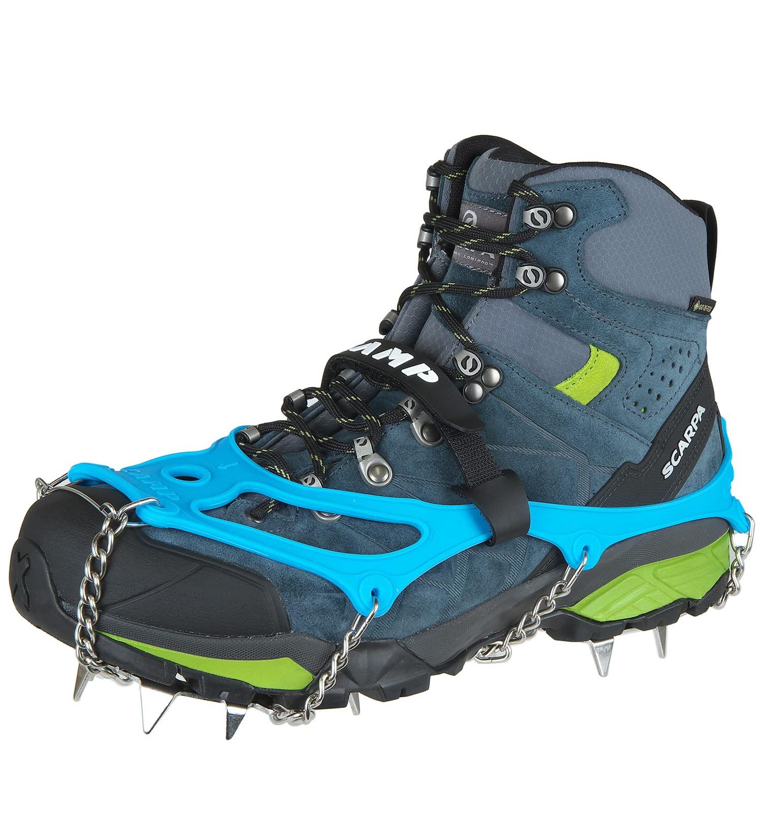 CAMP Ice Master Evo Blue Crampons - Versatile & Flexible Size L - Ideal for Winter Sports - Buy Online on SooperMarket.com