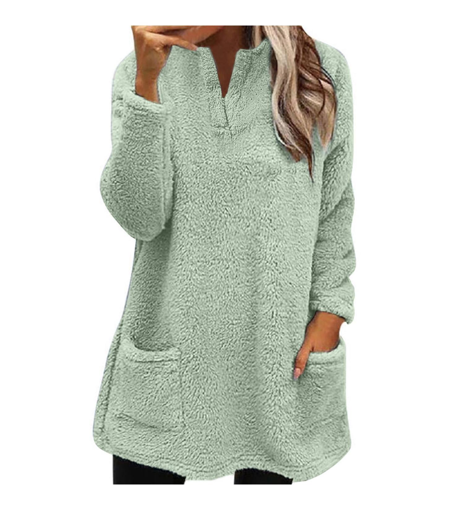 Soft Teddy Fleece Hooded Jumper for Women - Plus Size Double Fleece Hoodie - Buy Online on SooperMarket.com