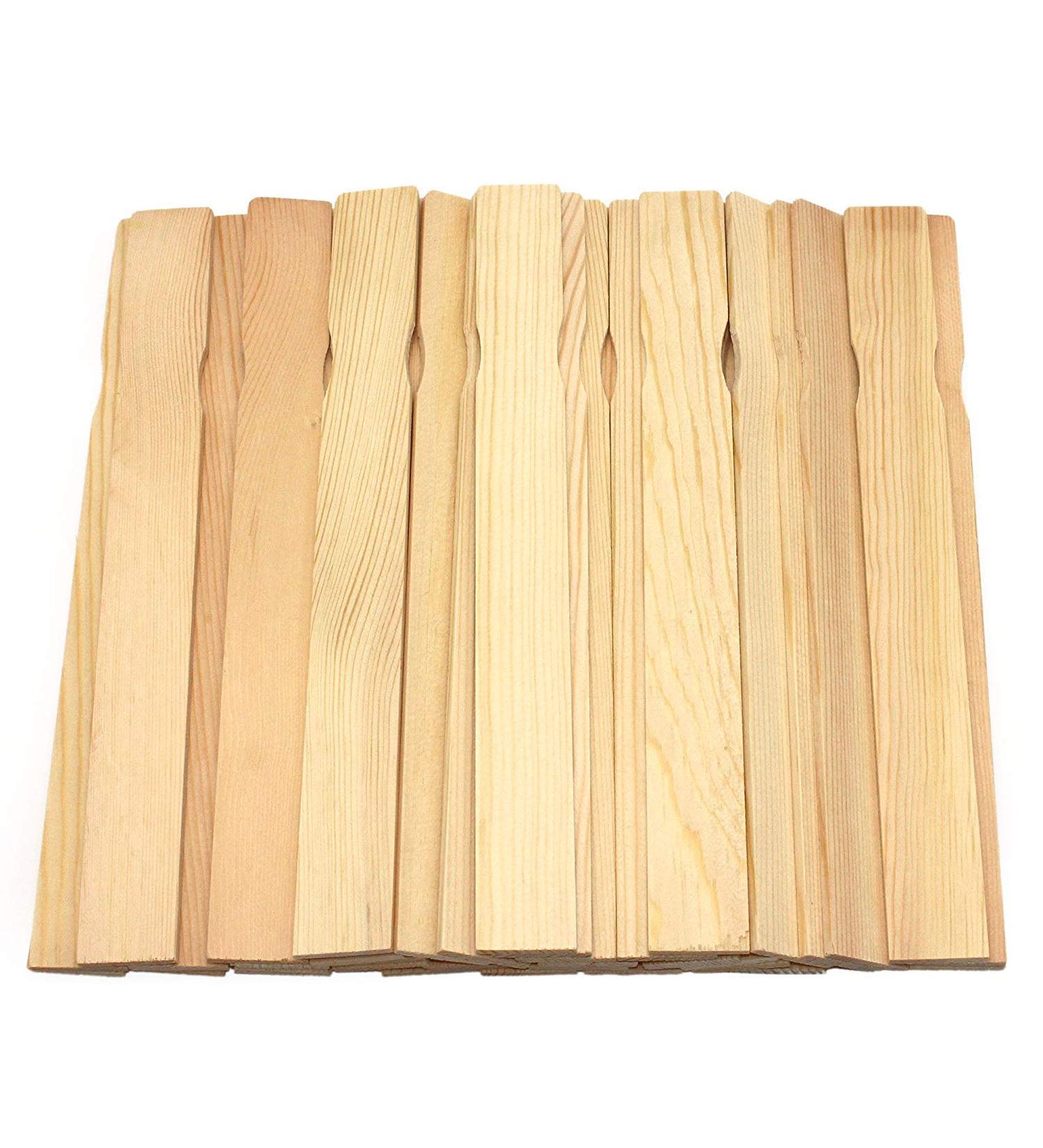 Wooden Paint Stir Sticks - Rewiss 10 Inch Paint Sticks Stirrers for Paddles Resin or Wood Craft Sticks Garden and Library Markers(Pack of 50) 10 inch(50pcs) - Buy Online on SooperMarket.com