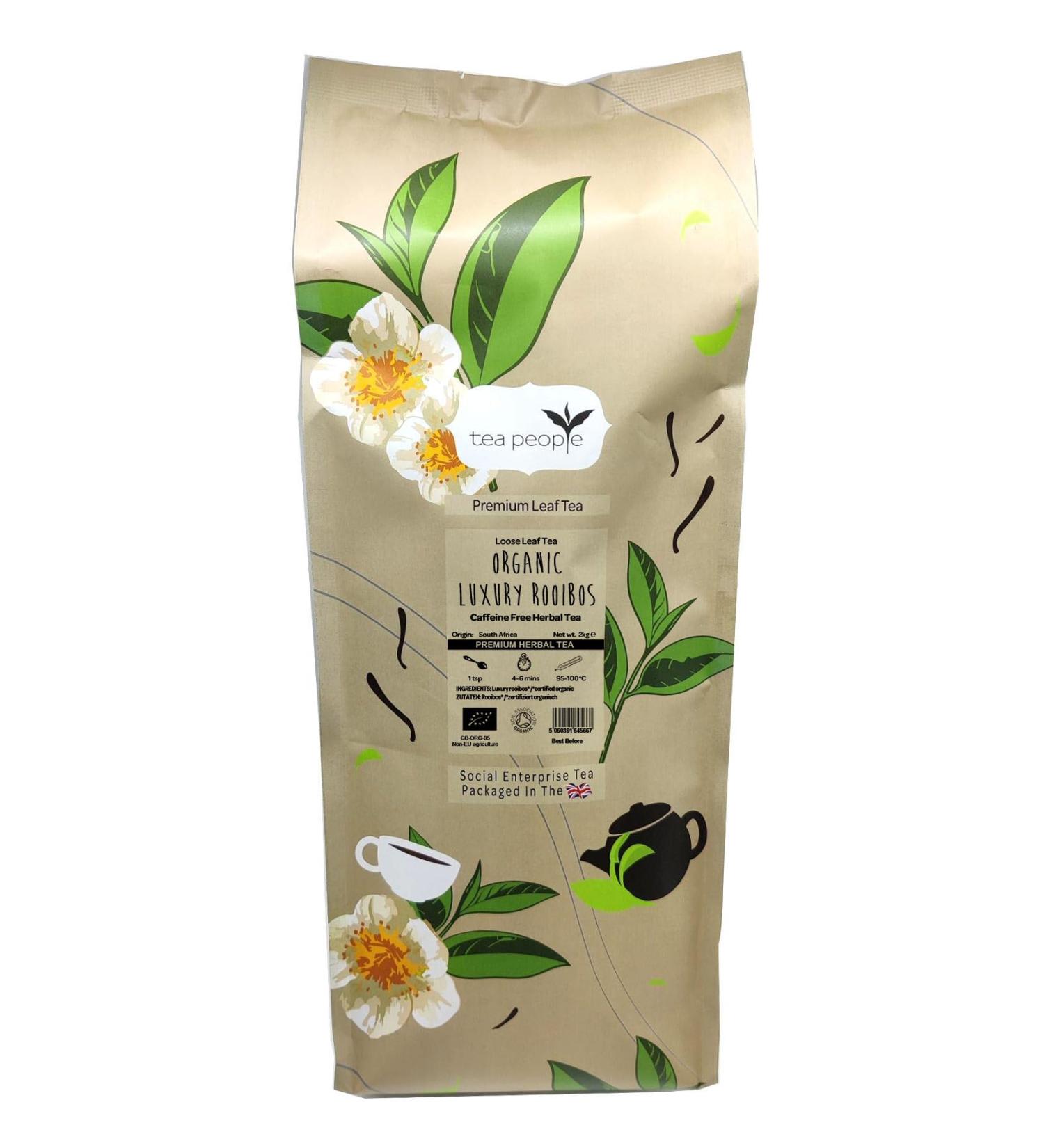 Tea People Organic Luxury Rooibos 2kg Catering Pack - Unflavoured - Buy Online on SooperMarket.com