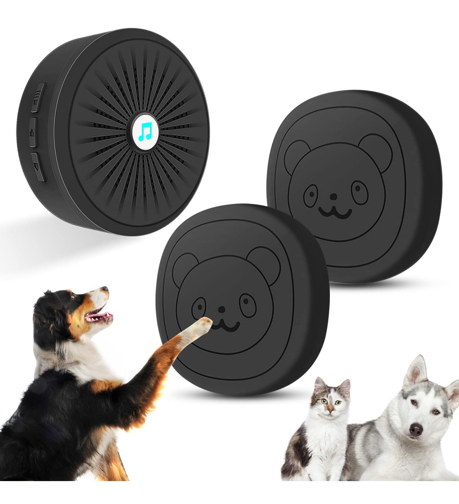 Wowlela Dog Doorbell | Wireless Pet Training Bells | Communication Doorbell with Push Button for Easy Pet Alerts - Buy Online on SooperMarket.com