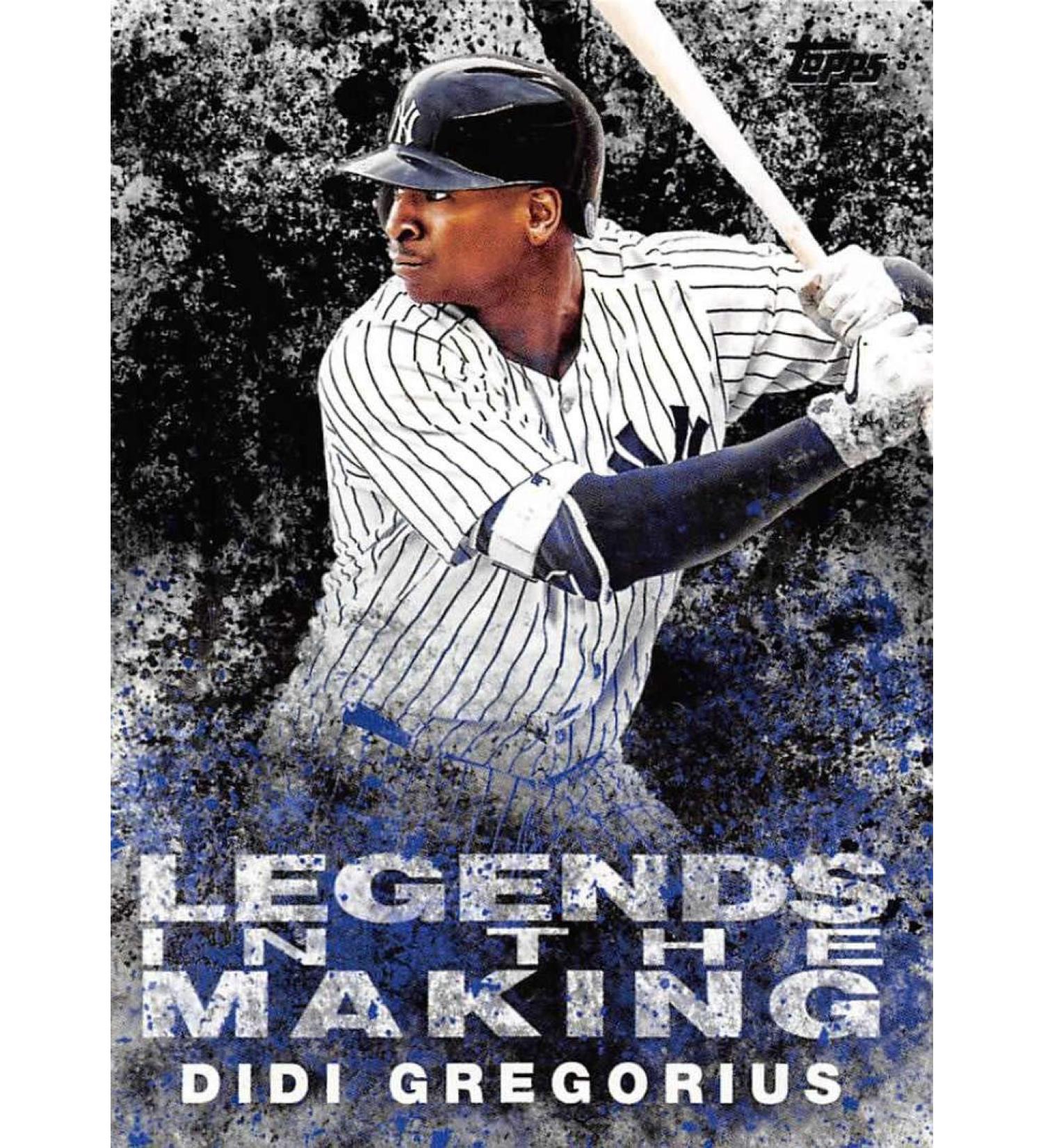 2018 Topps Update Legends in the Making Black #LITM-5 Didi Gregorius New York Yankees Official MLB Baseball Trading Card in Raw (NM or Better) Condition