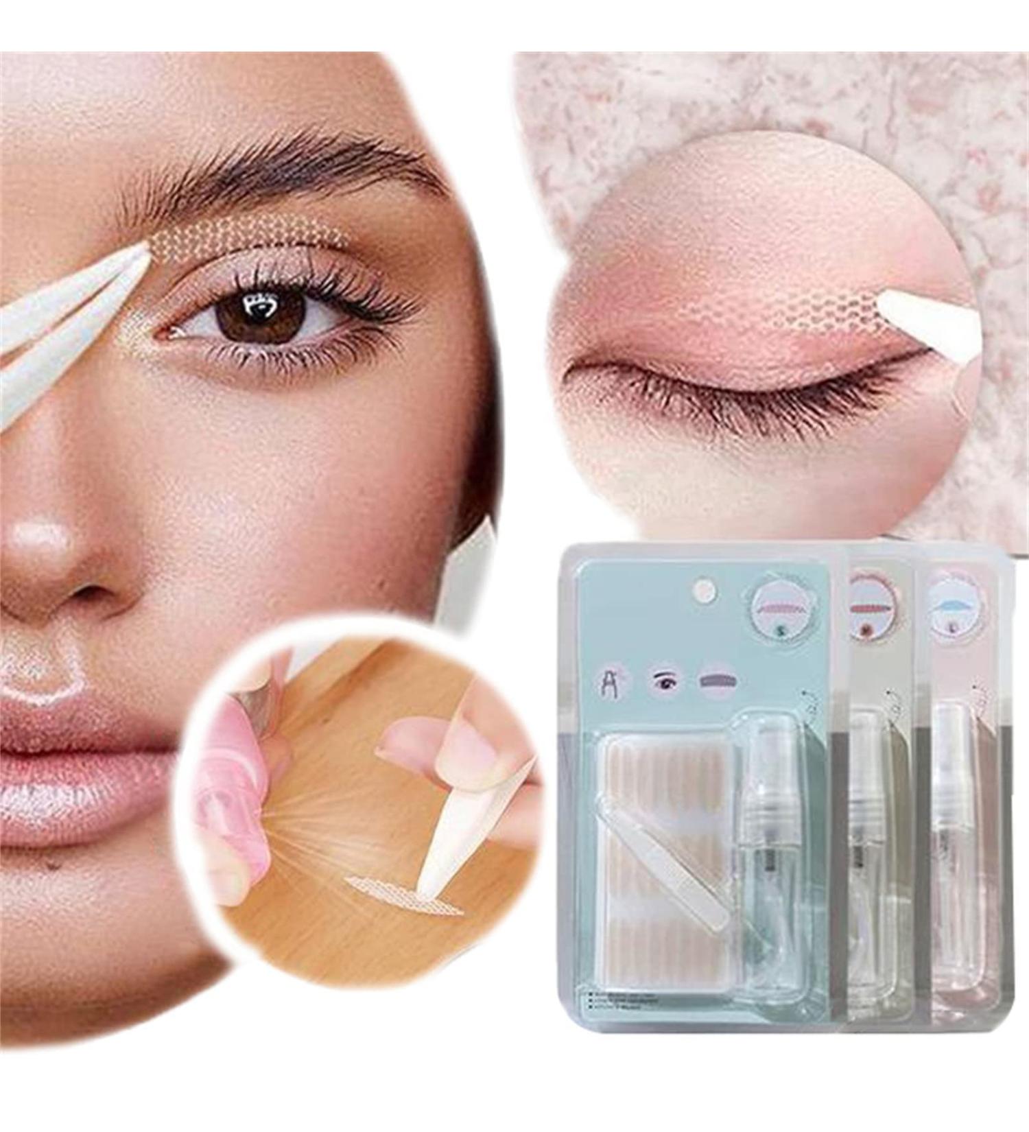 Invisible Eye-Lifting by Sticked Instant Double Eyelid Tape Eye Lid Lifters Tape Instant Lift Eye Lid Without Surgery Perfect for Hooded Droopy Uneven Mono-eyelids (L) - Buy Online on SooperMarket.com
