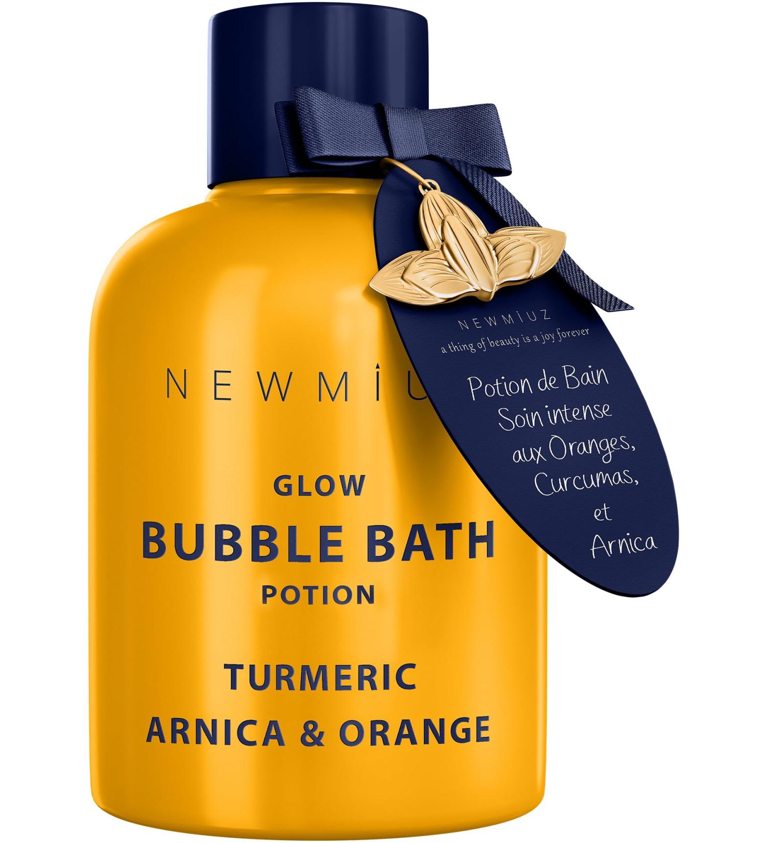 Nutritious Bubble Bath - Turmeric Orange Arnica Essential Oil - Skin Healing & Relaxing Spa Gift - Buy Online on SooperMarket.com