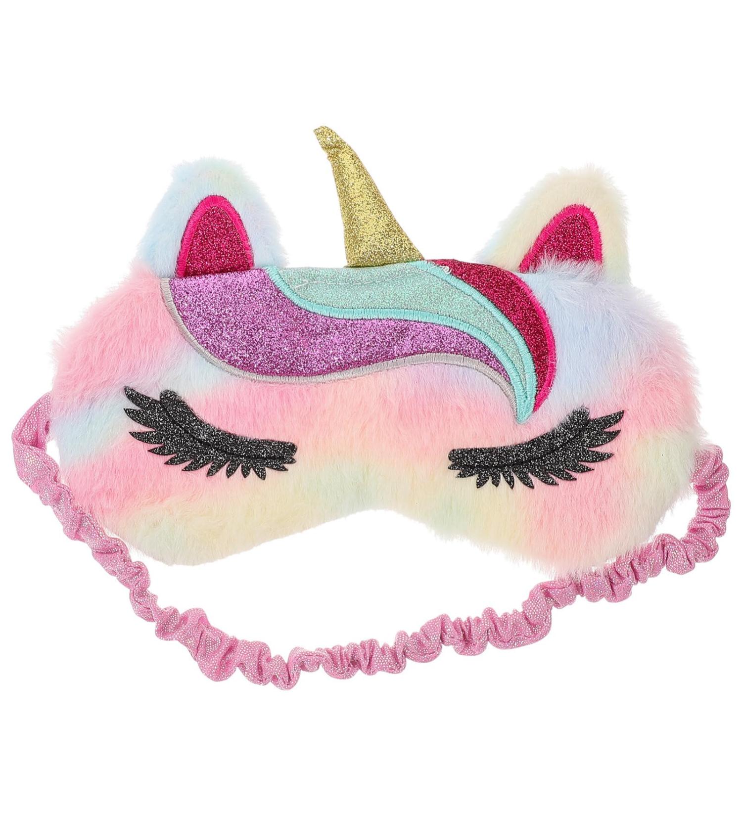 Shop Baluue Cute Animal Unicorn Sleep Mask - Plush Eye Cover for Kids Teens & Women | Perfect Sleeping Eyeshade - Buy Online on SooperMarket.com