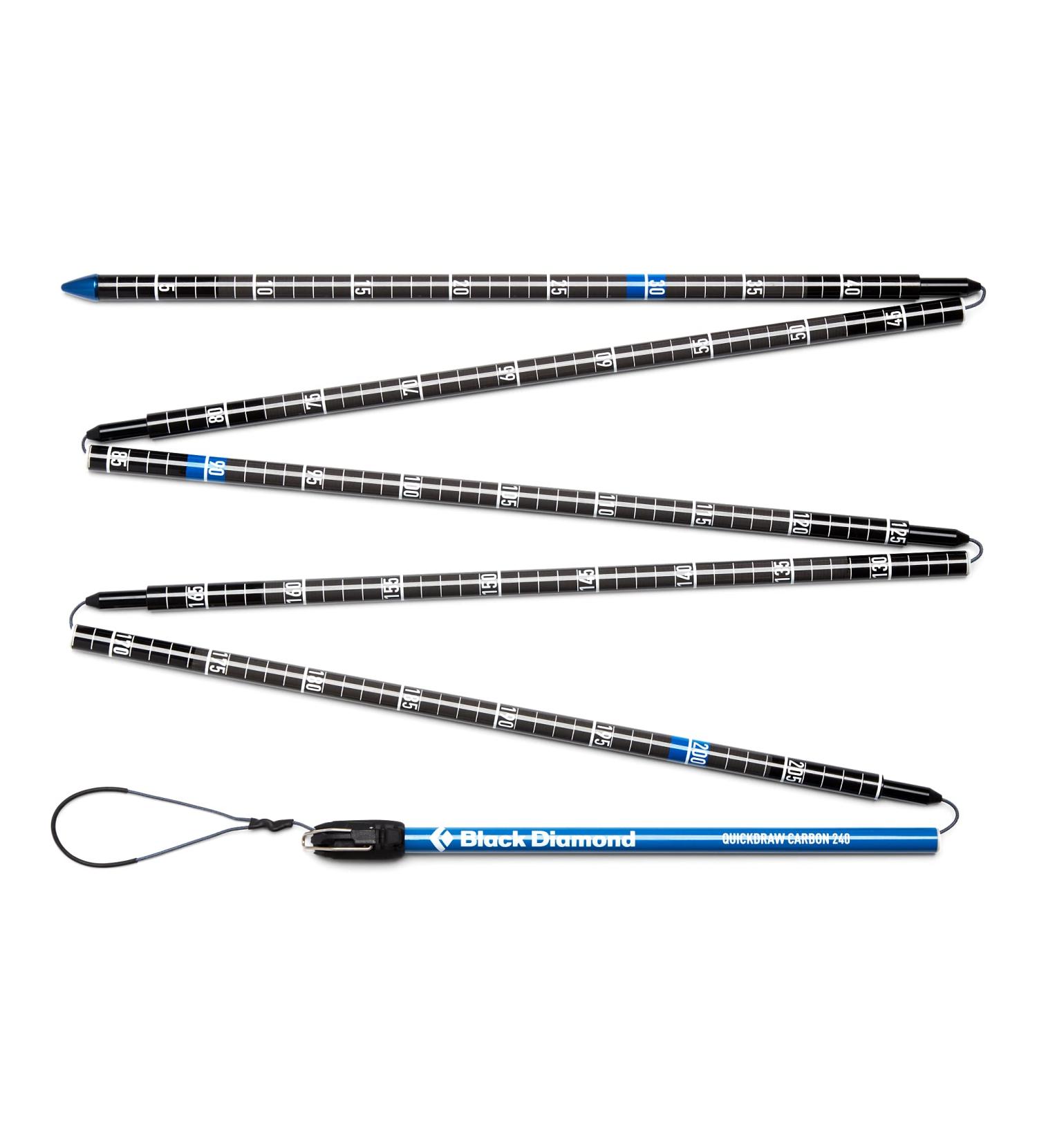 Black Diamond Carbon Backcountry Snow Probe 300cm - Quickdraw for Efficient Safety - Buy Online on SooperMarket.com