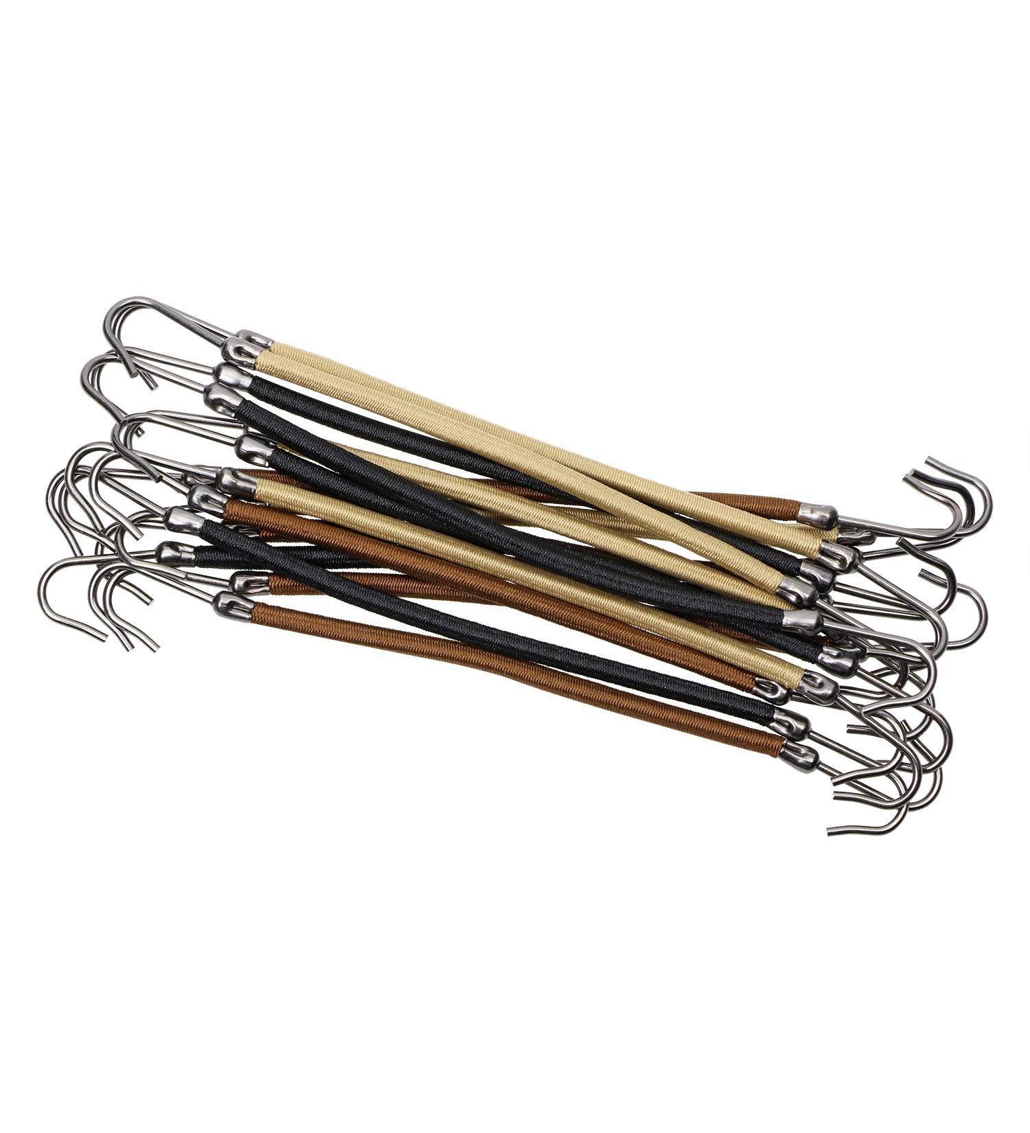 15 Pack Blonde, Beige & Apricot Ponytail Hooks Bungee Bands for Women - Styling Accessories for Thick Hair - Elastic Hair Ties & Clips - Buy Online on SooperMarket.com
