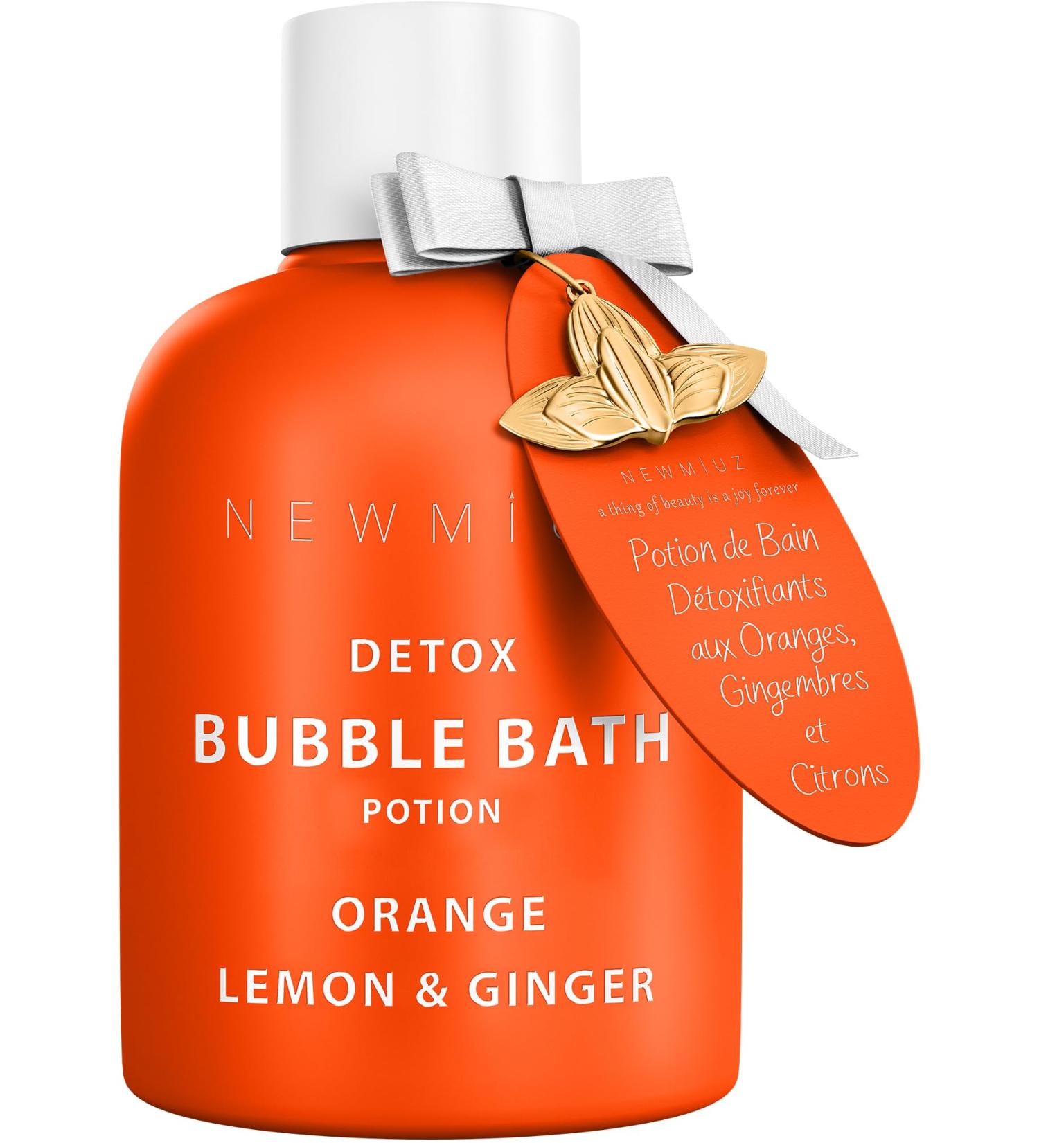 Natural Detox Bubble Bath with Citrus Essential Oils - Hydrating, Relaxing, and Stress Relief - Perfect Self Care Spa Gift for Women and Men - Birthday or Christmas Present - Buy Online on SooperMarket.com