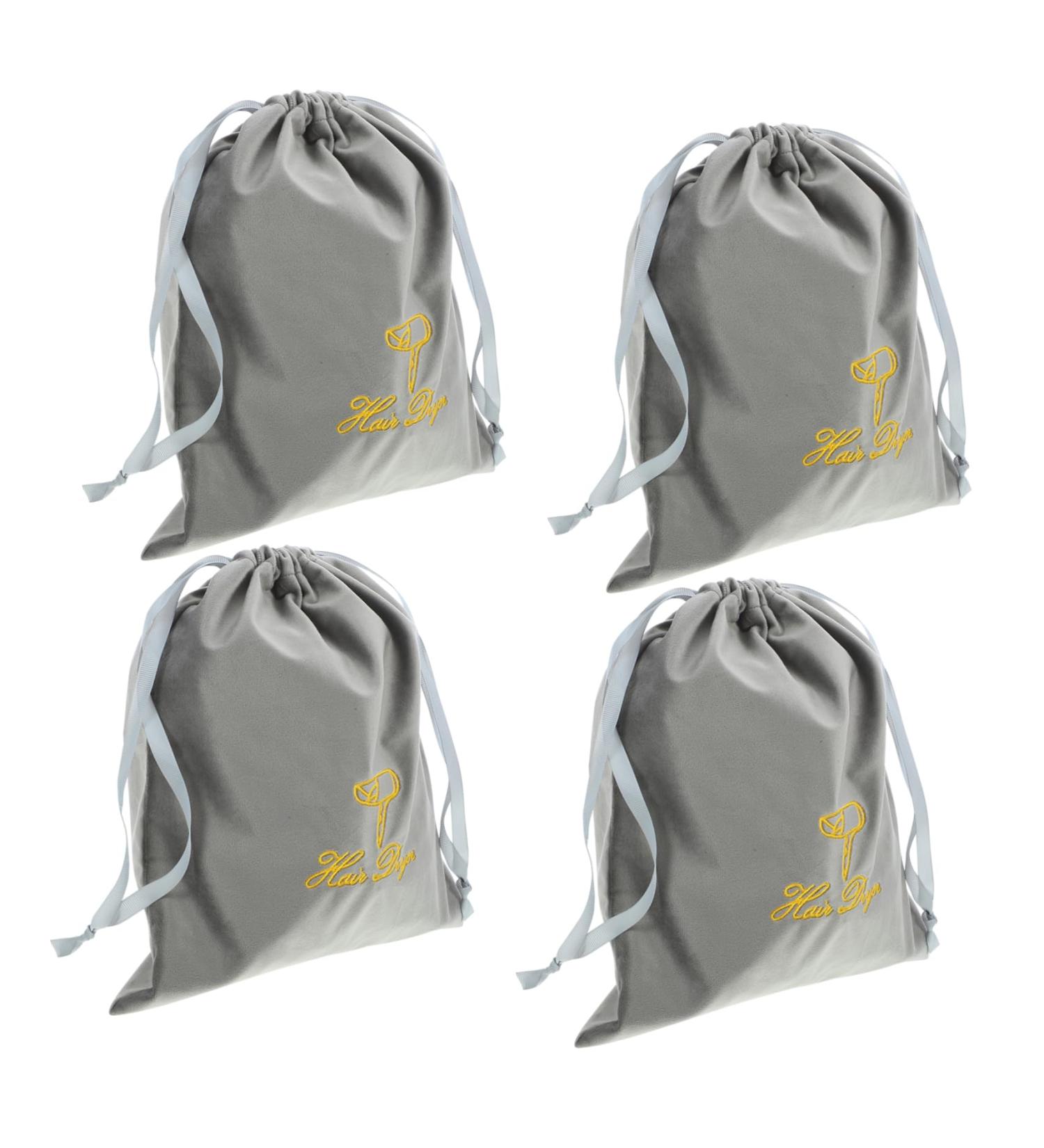 MUSISALY 4pcs Large Drawstring Bag Hair Dryer Bag for Travel Drawstring Storage Bags Fabric - Buy Online on SooperMarket.com