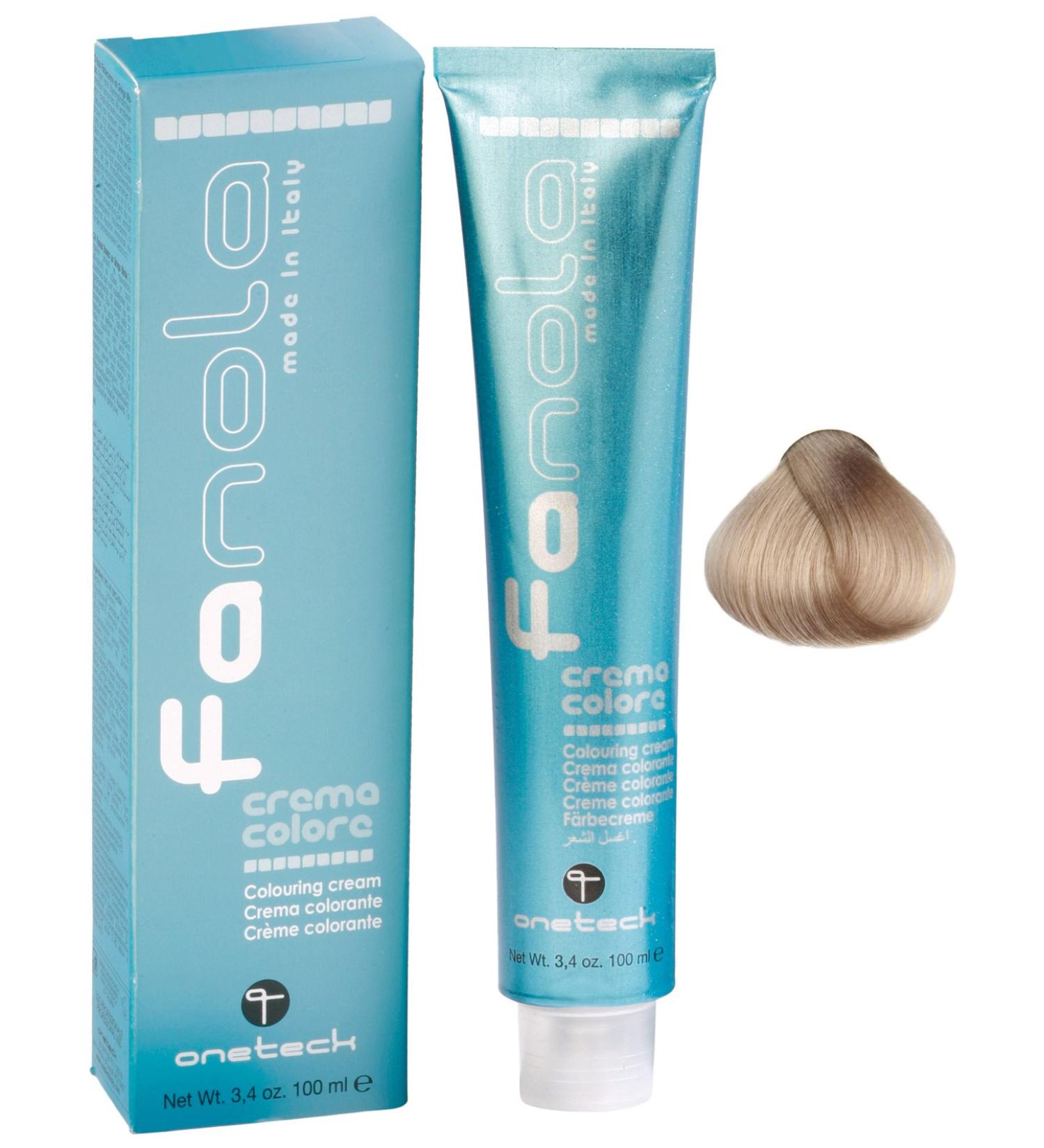 Fanola Crema Colore Colouring Cream 11.13 Super Blonde Platinum Beige 100ml - Buy Online on SooperMarket.com