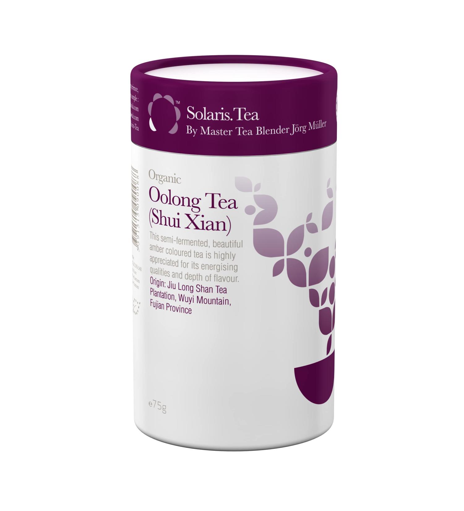 Organic Solaris Tea Loose Whole Leaf Oolong Shui Xian 75g Green Tea - 220ml (Pack of 1) - Buy Online on SooperMarket.com