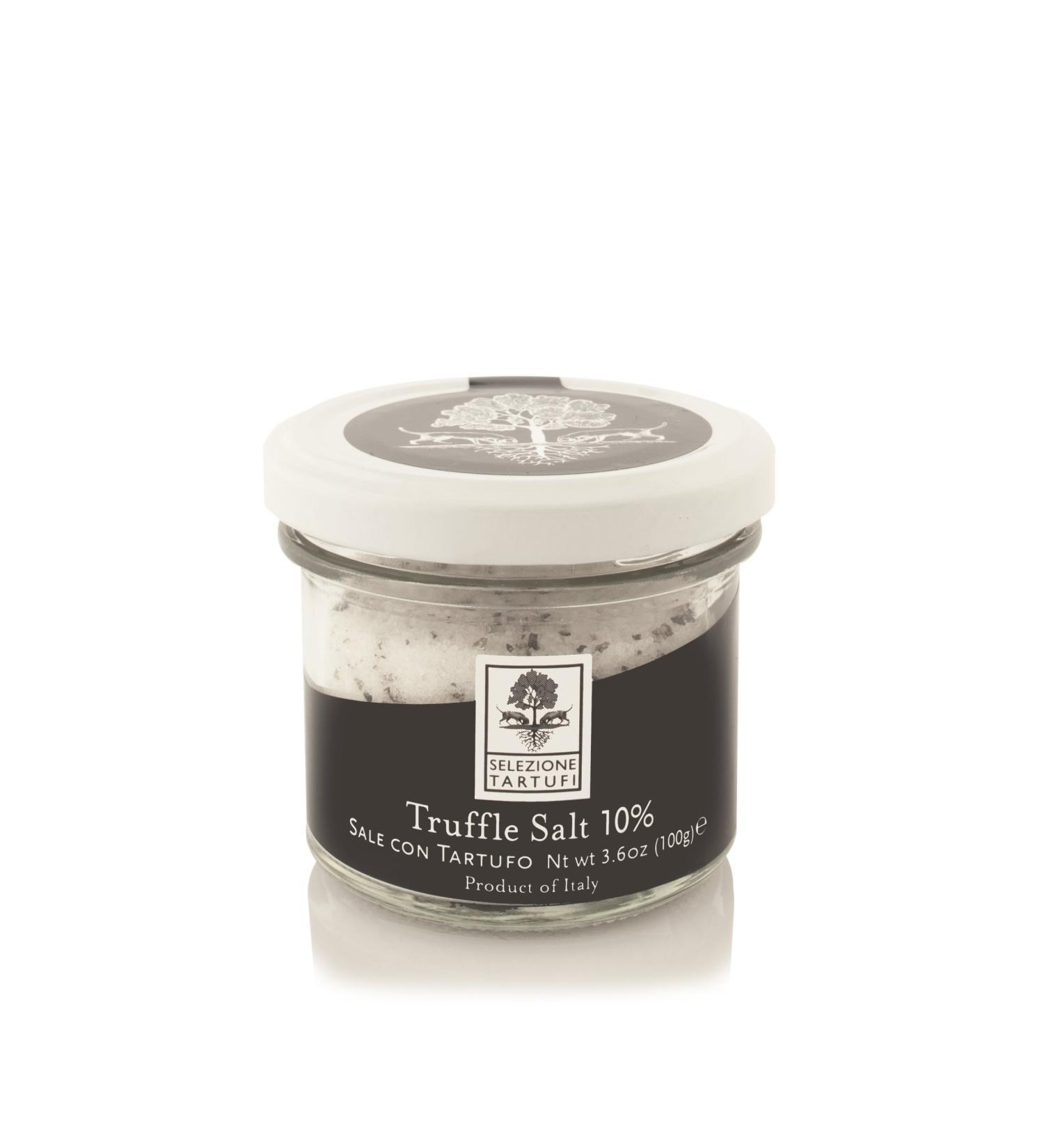 Black Truffle Sea Salt 10% - Premium Truffle Salt for Cooking & Finishing (3.5oz) - Buy Online on SooperMarket.com